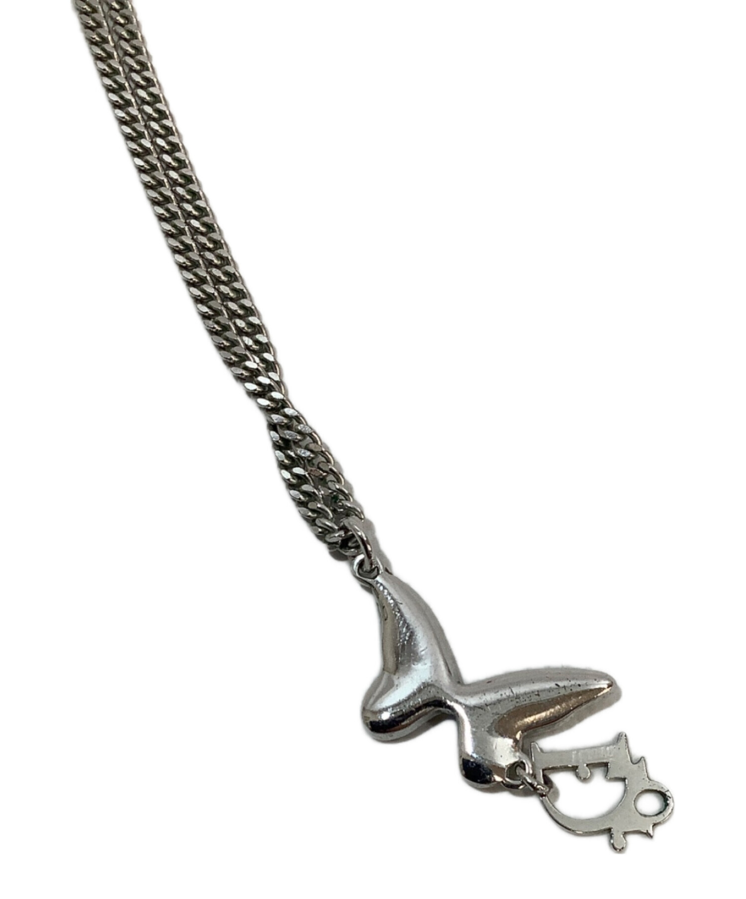 箱付Christian Dior クリスチャンディオール ネックレス シルバー 中古・古着通販】Christian Dior (クリスチャン ディオール