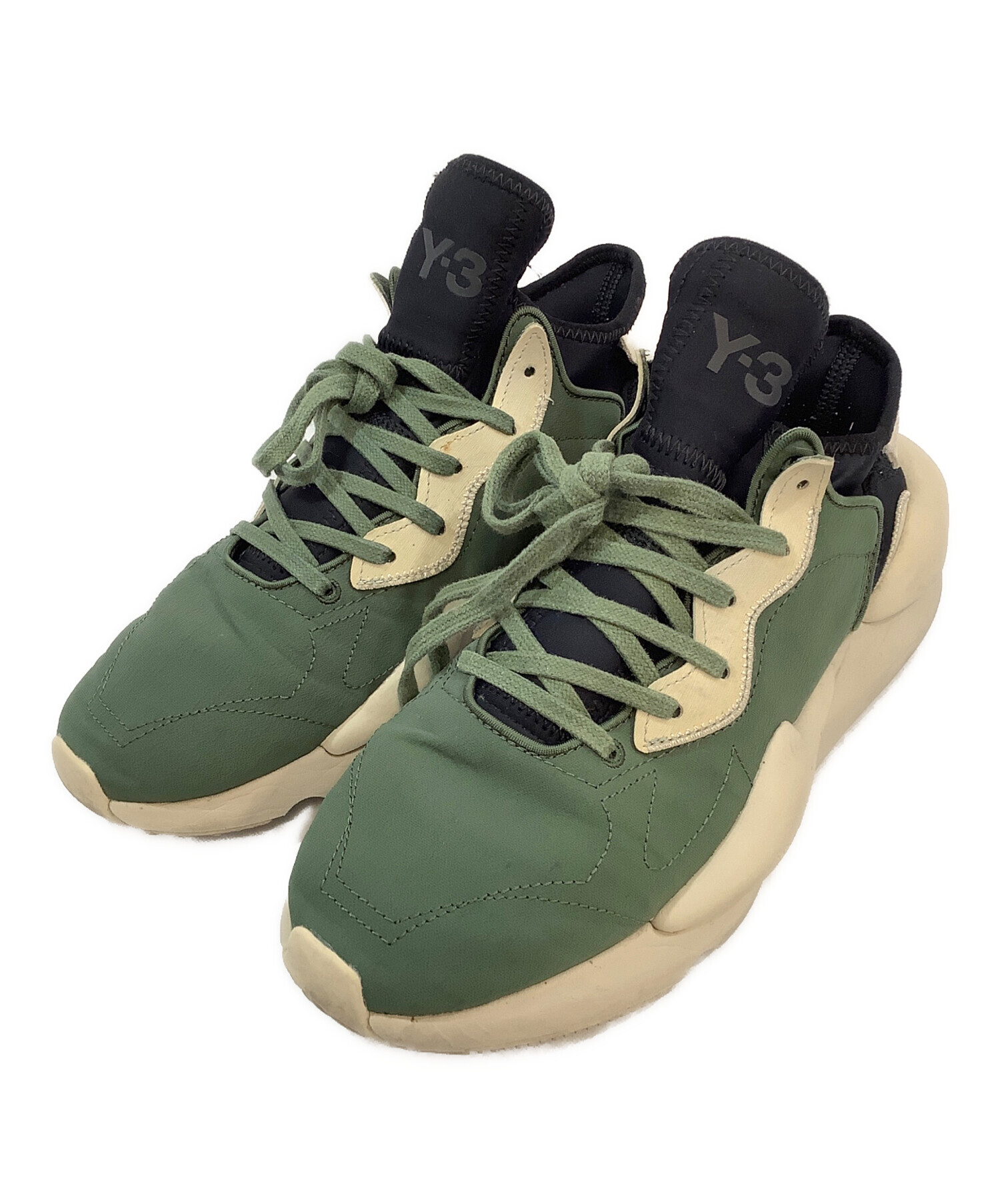 中古・古着通販】Y-3 (ワイスリー) ローカットスニーカー グリーン 