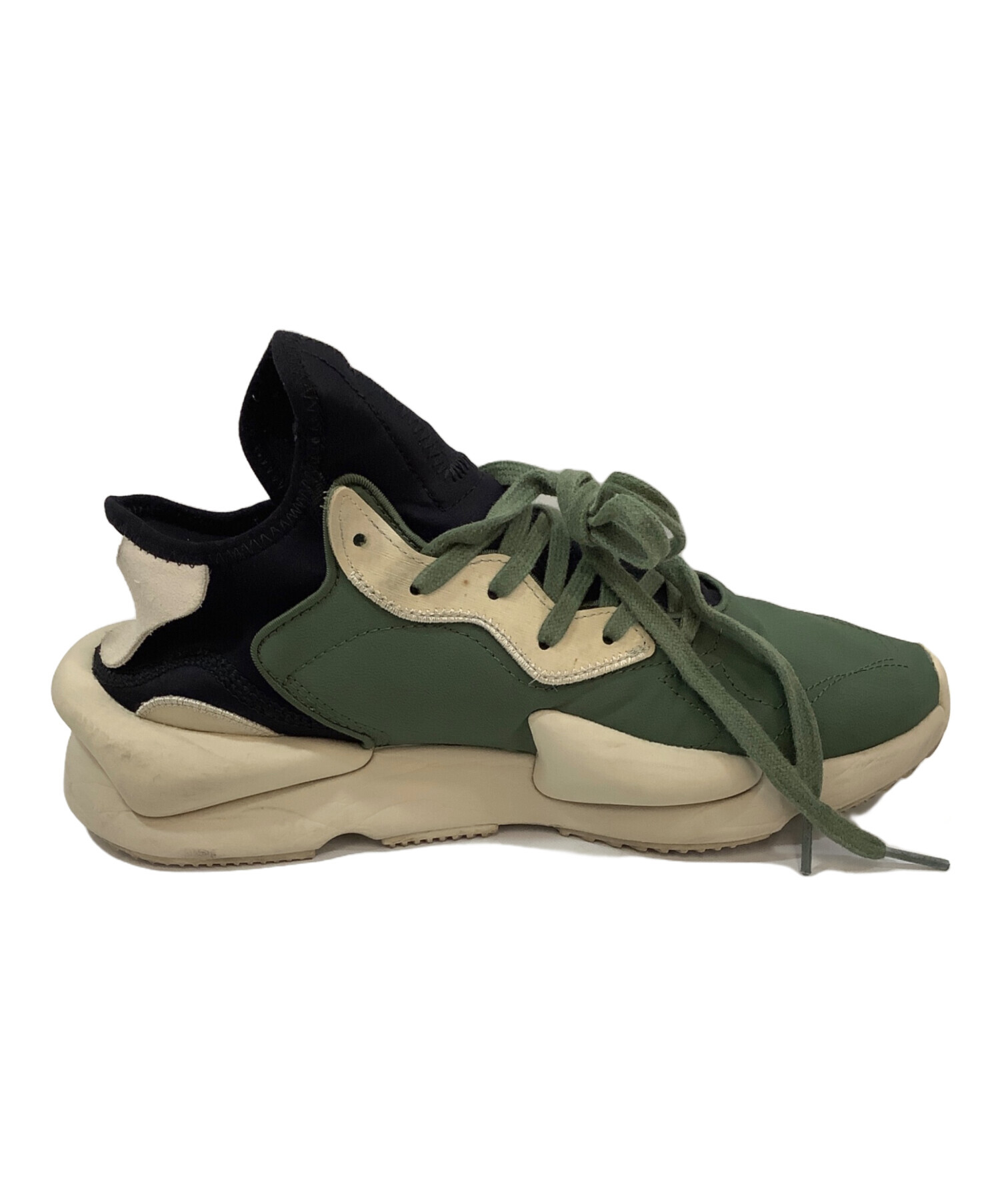 中古・古着通販】Y-3 (ワイスリー) ローカットスニーカー グリーン