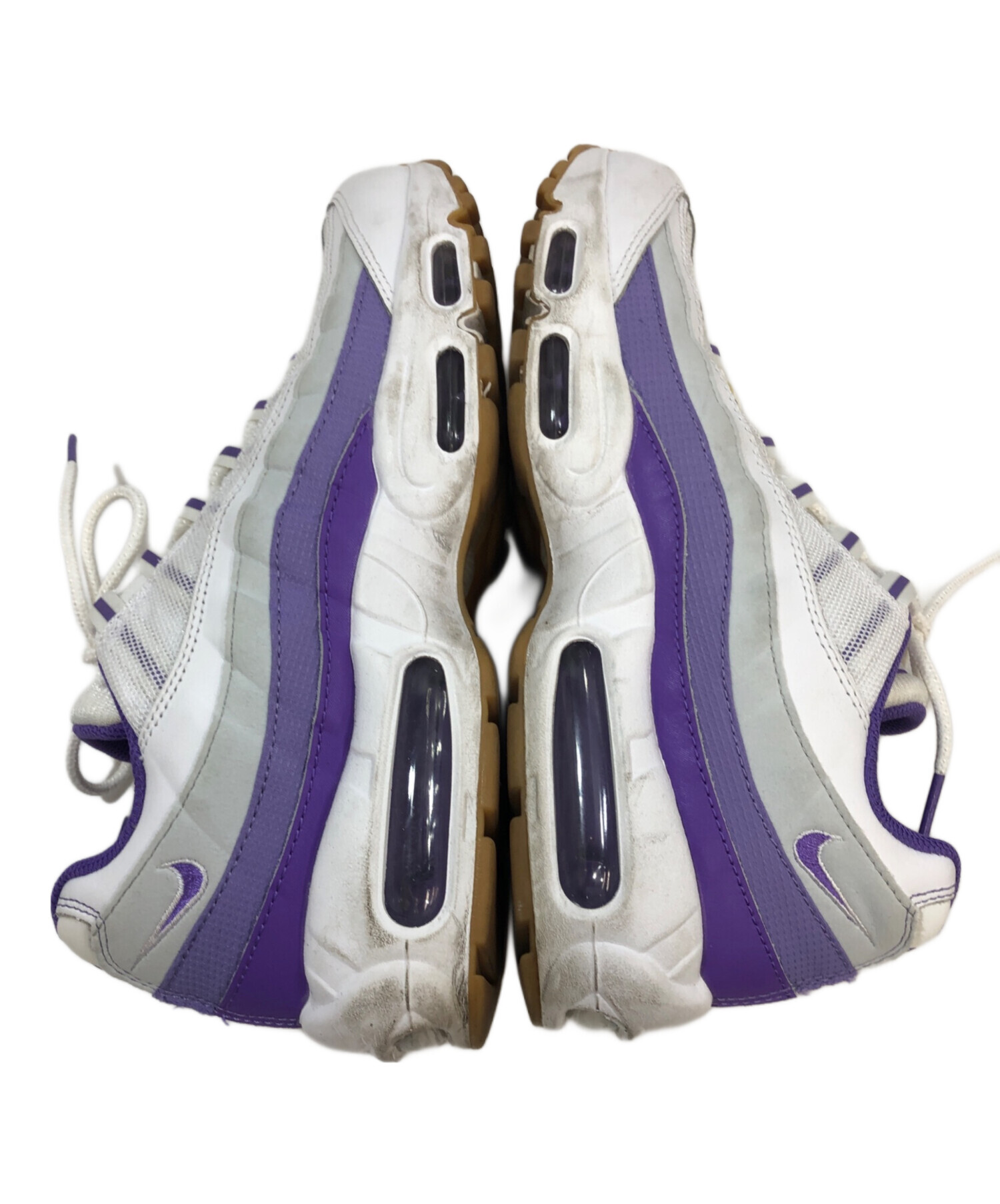 中古・古着通販】NIKE (ナイキ) Air Max 95 ホワイト×パープル サイズ 