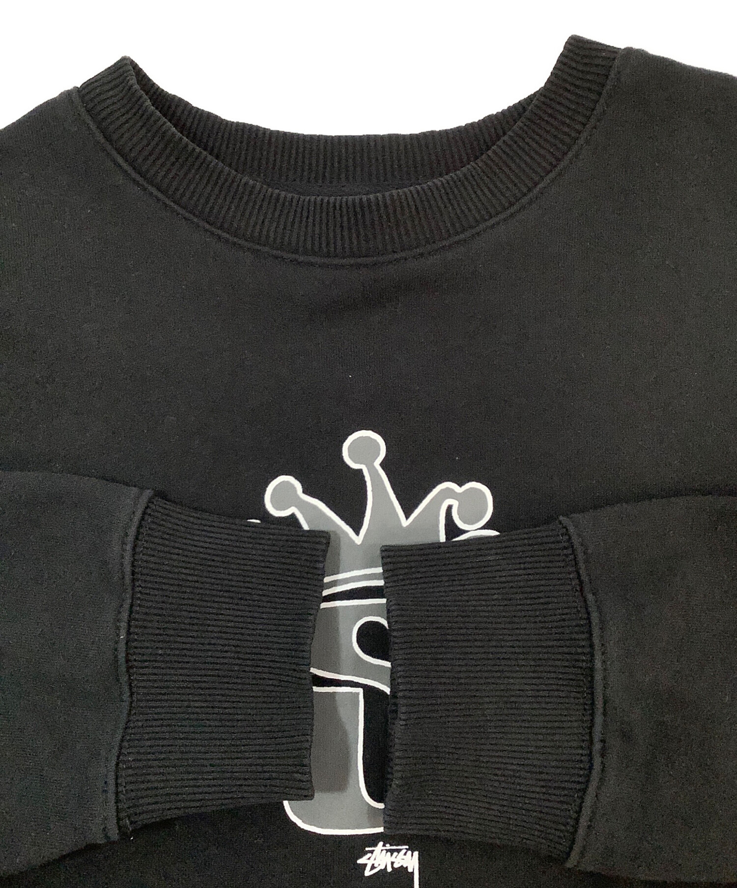 中古・古着通販】stussy (ステューシー) S CROWN CREW SWEATSHIRT