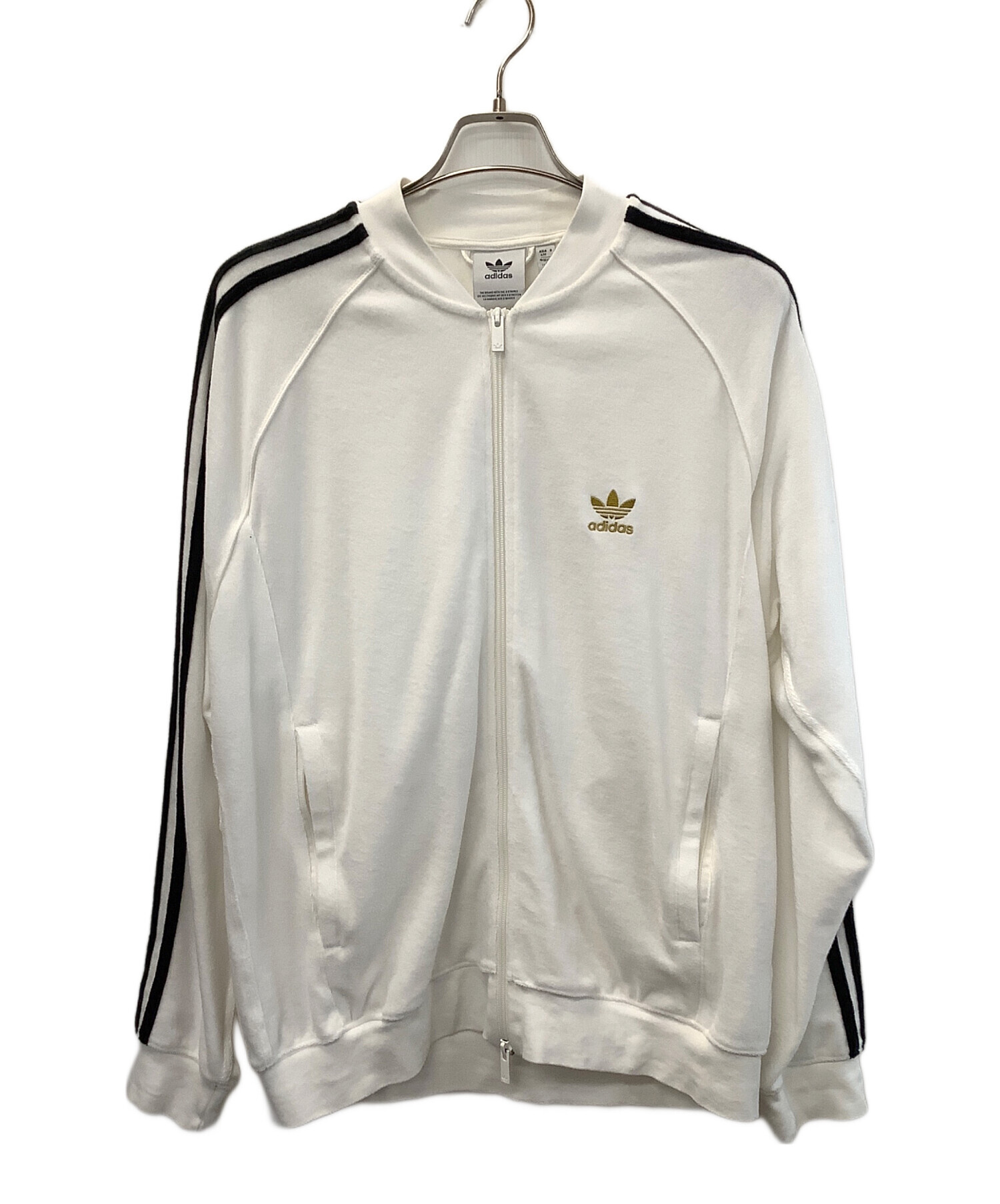 中古・古着通販】adidas (アディダス) トラックジャケット ホワイト 