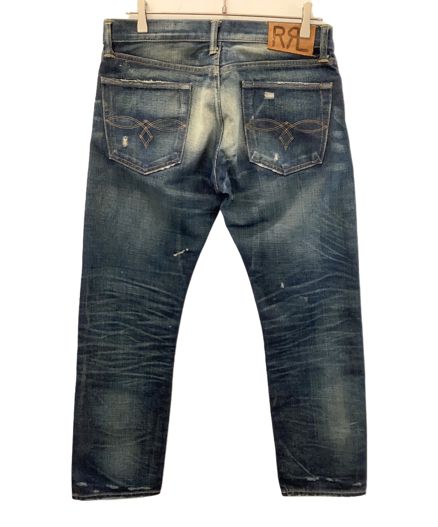 中古・古着通販】RRL (ダブルアールエル) デニムパンツ インディゴ 