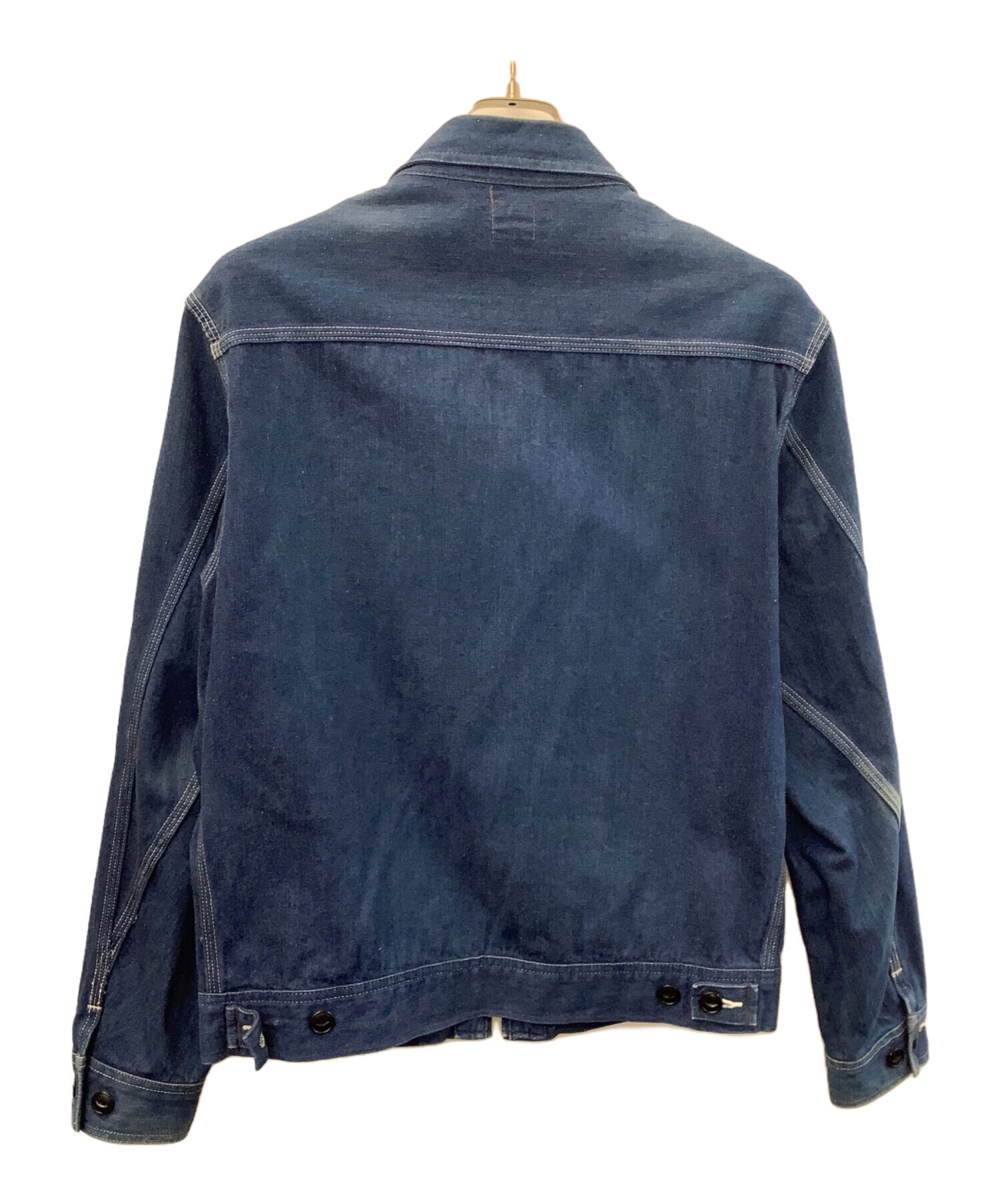 中古・古着通販】LEE (リー) ジップアップデニムジャケット インディゴ