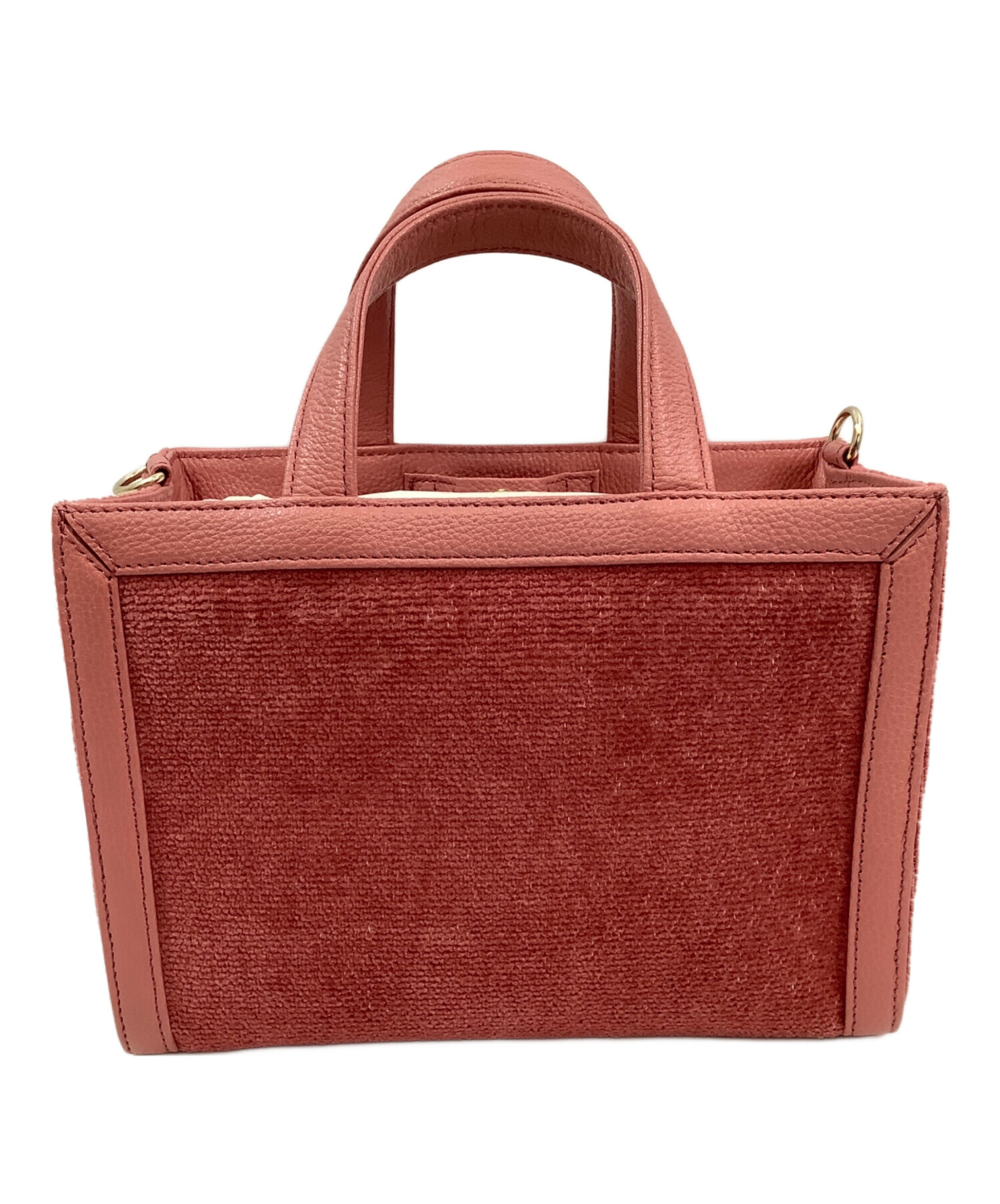 中古・古着通販】FEILER (フェイラー) スクエア2WAYミニバッグ ピンク