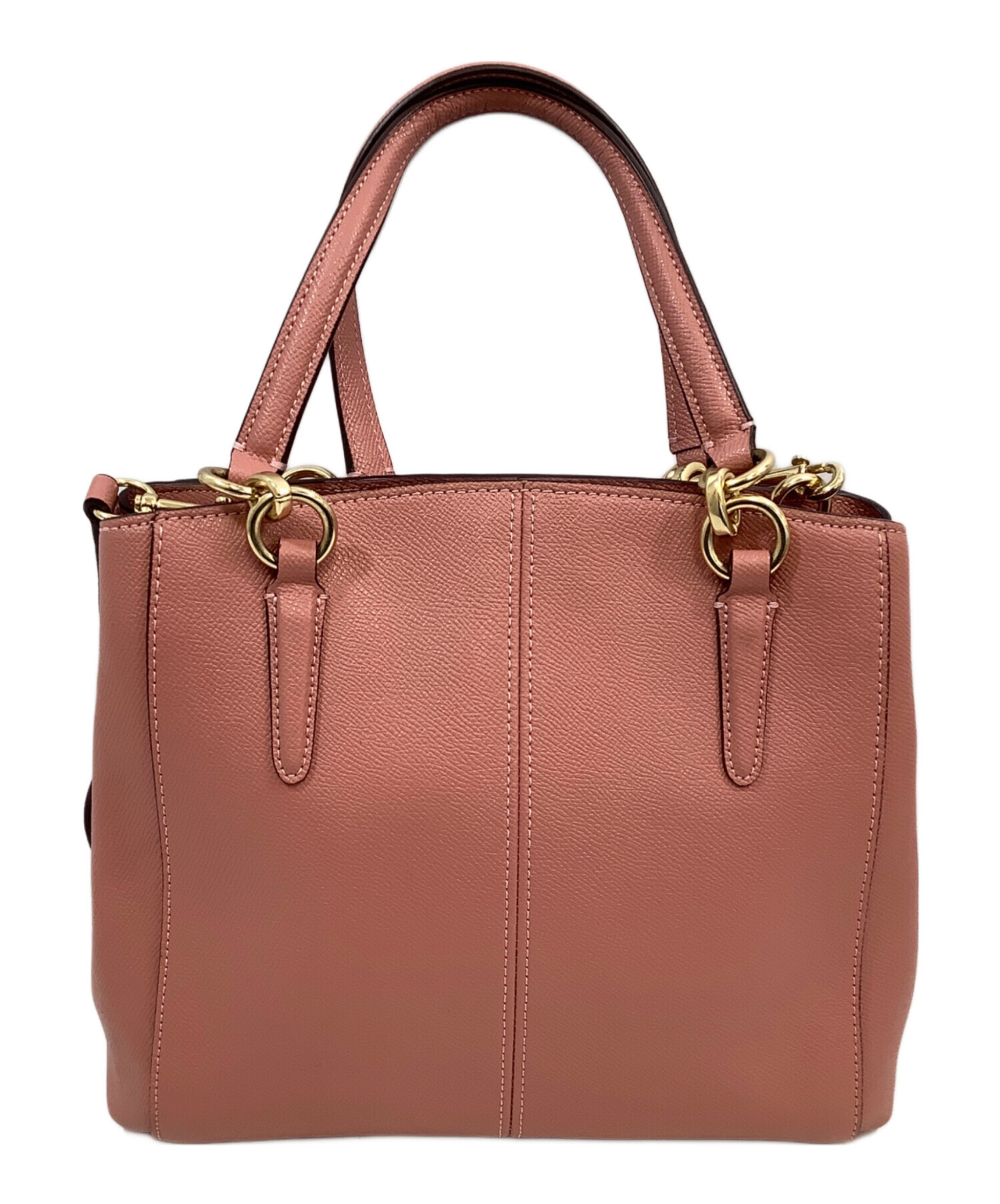 中古・古着通販】COACH (コーチ) 2WAYショルダーバッグ ピンク