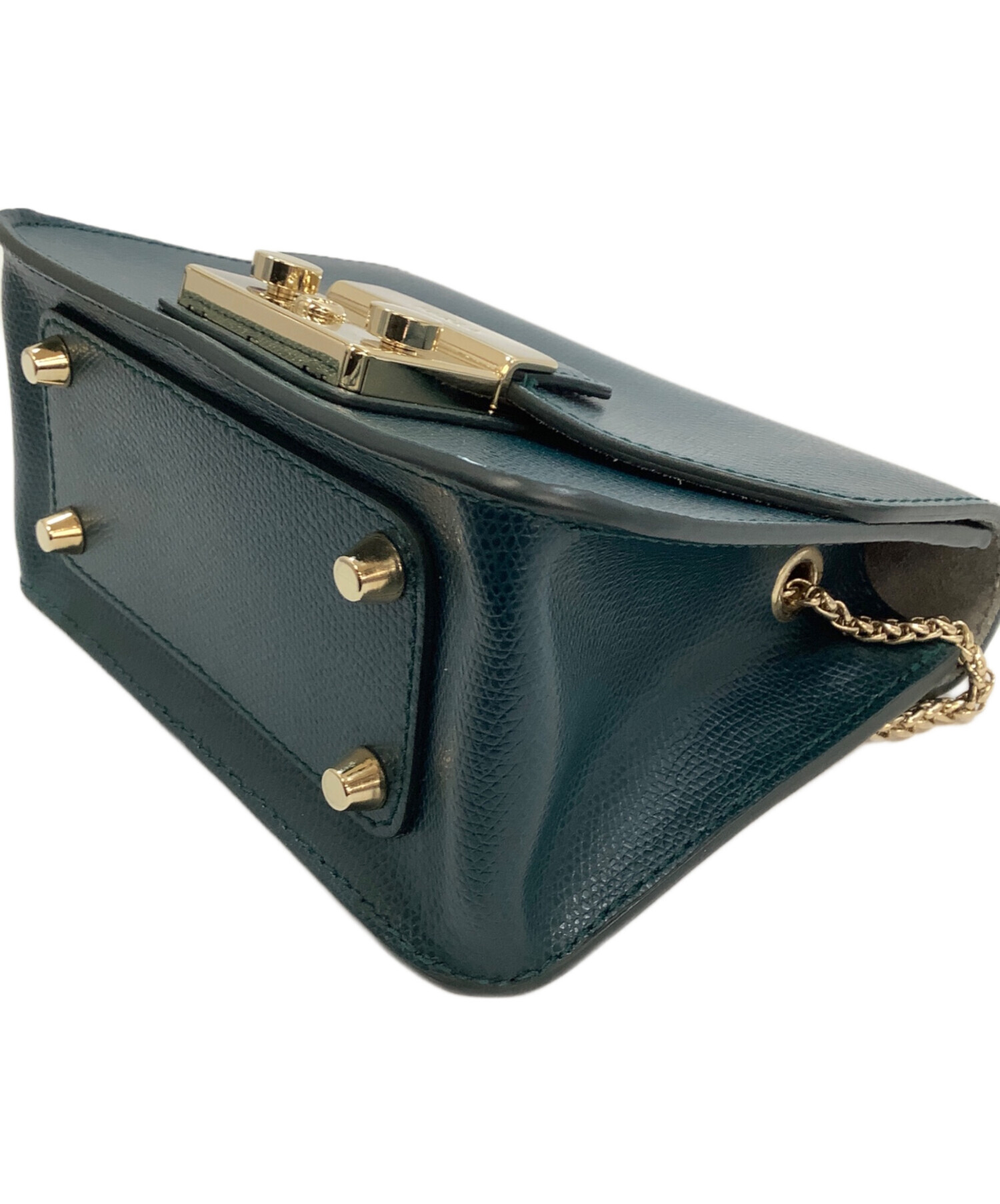 フルラ Furla JULIA ジュリア ショルダーバッグ バッグ レザー レディース グリーン系 【中古】 1134043_1.jpg