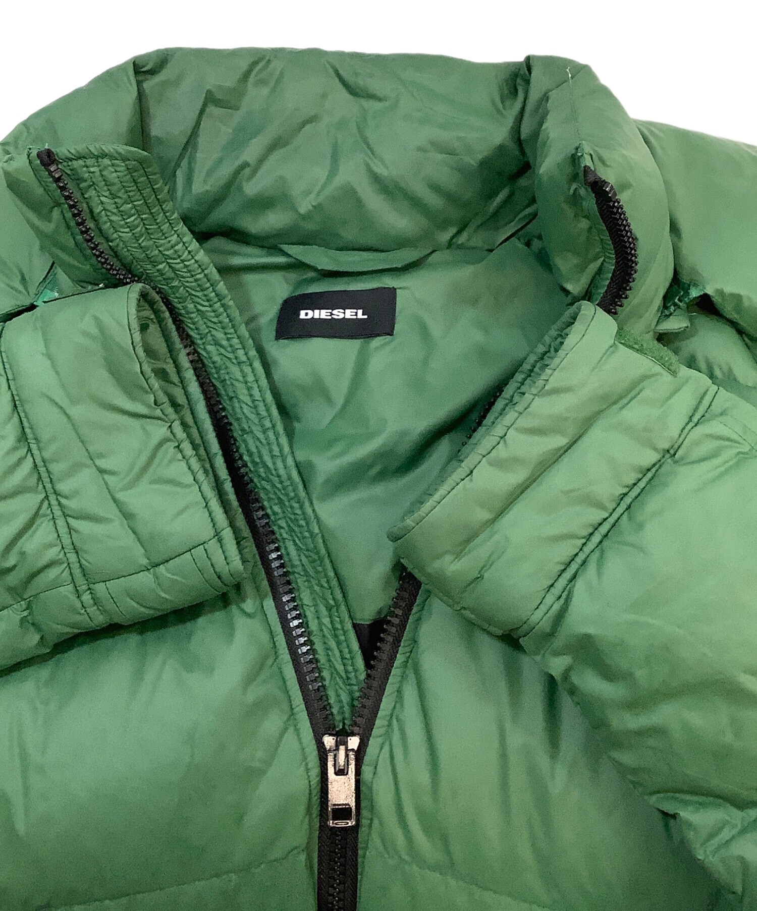 中古・古着通販】DIESEL (ディーゼル) ダウンジャケット グリーン