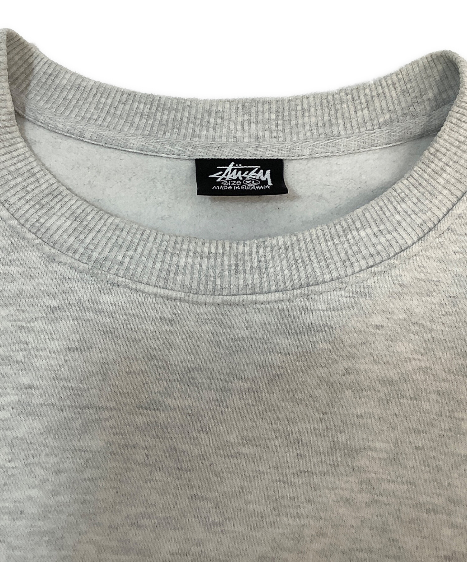 【美品】Stussy グレー 裏起毛　トレーナー 中古・古着通販】stussy (ステューシー) 裏起毛スウェット グレー