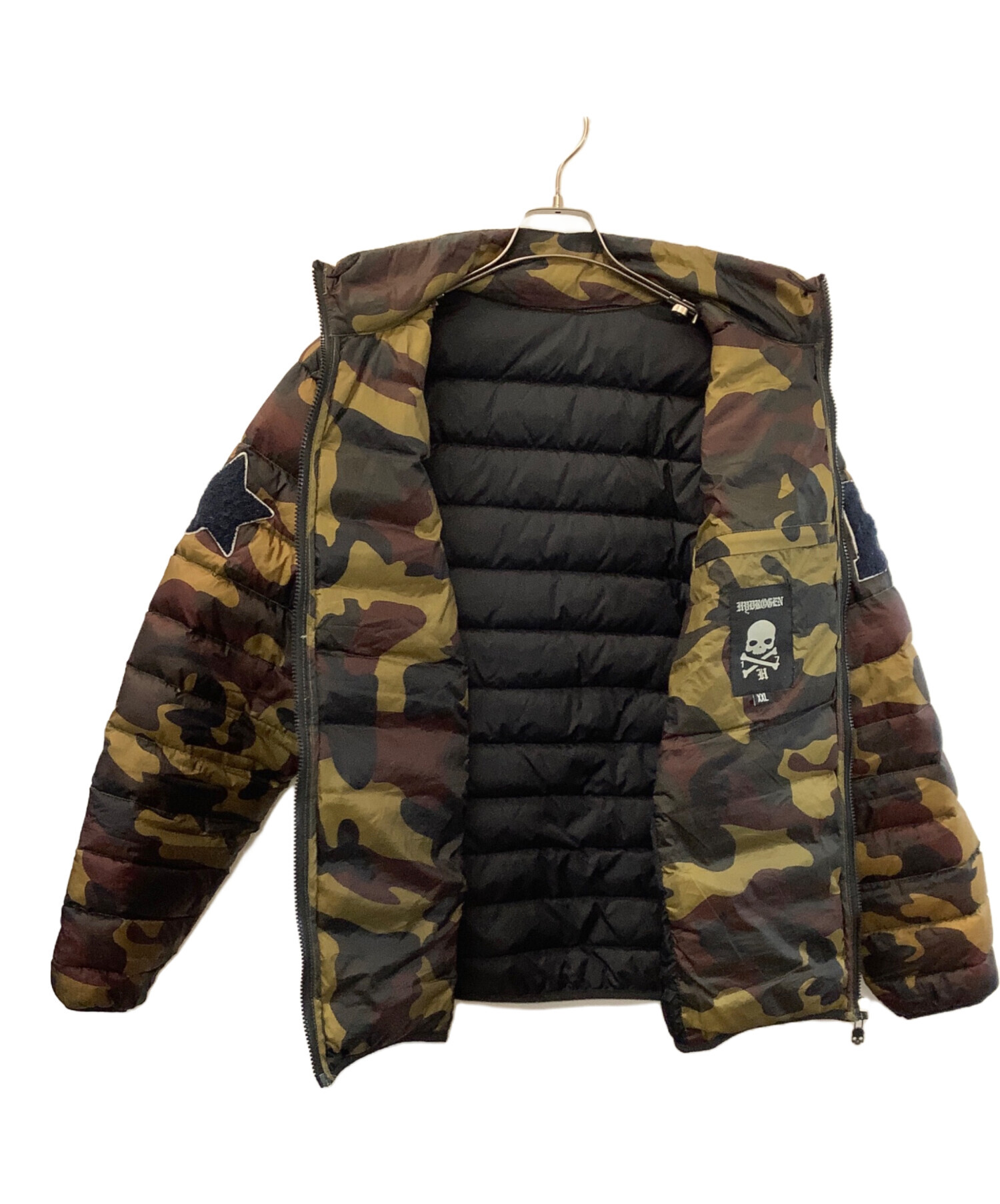 中古・古着通販】HYDROGEN (ハイドロゲン) 中綿ジャケット ブラウン