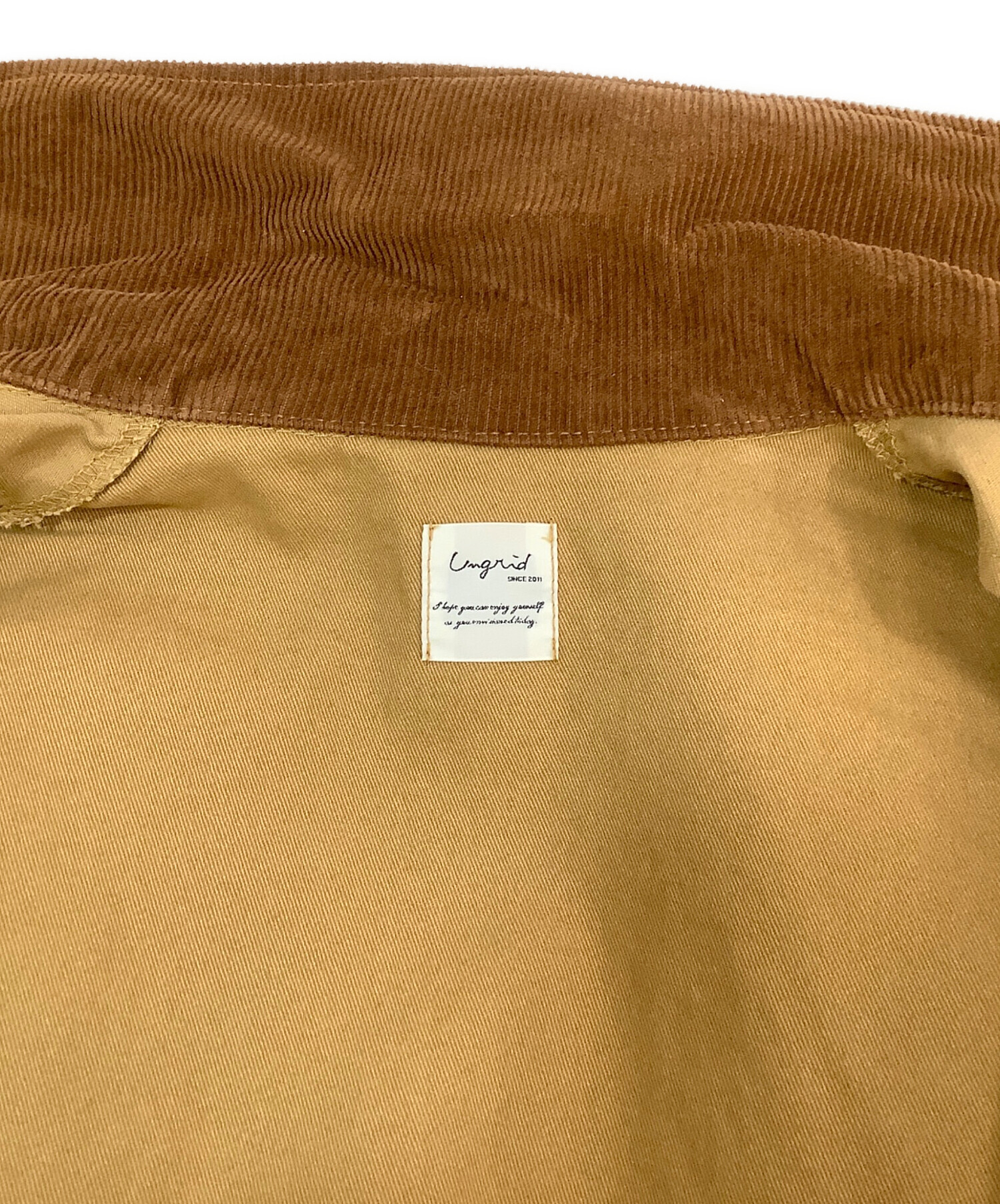 中古・古着通販】UNGRID (アングリッド) ジャケット ブラウン サイズ