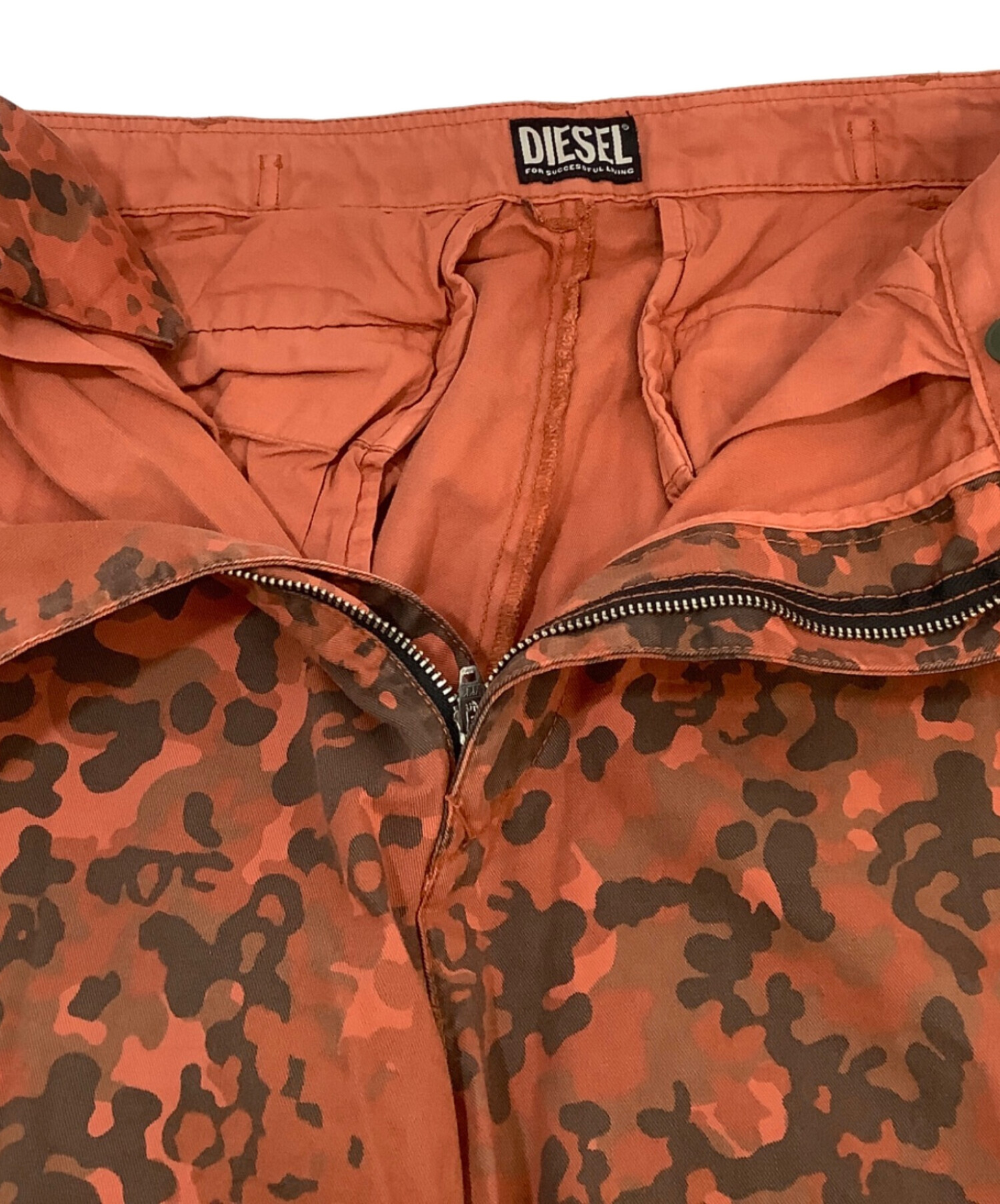 中古・古着通販】DIESEL (ディーゼル) カーゴパンツ オレンジ サイズ