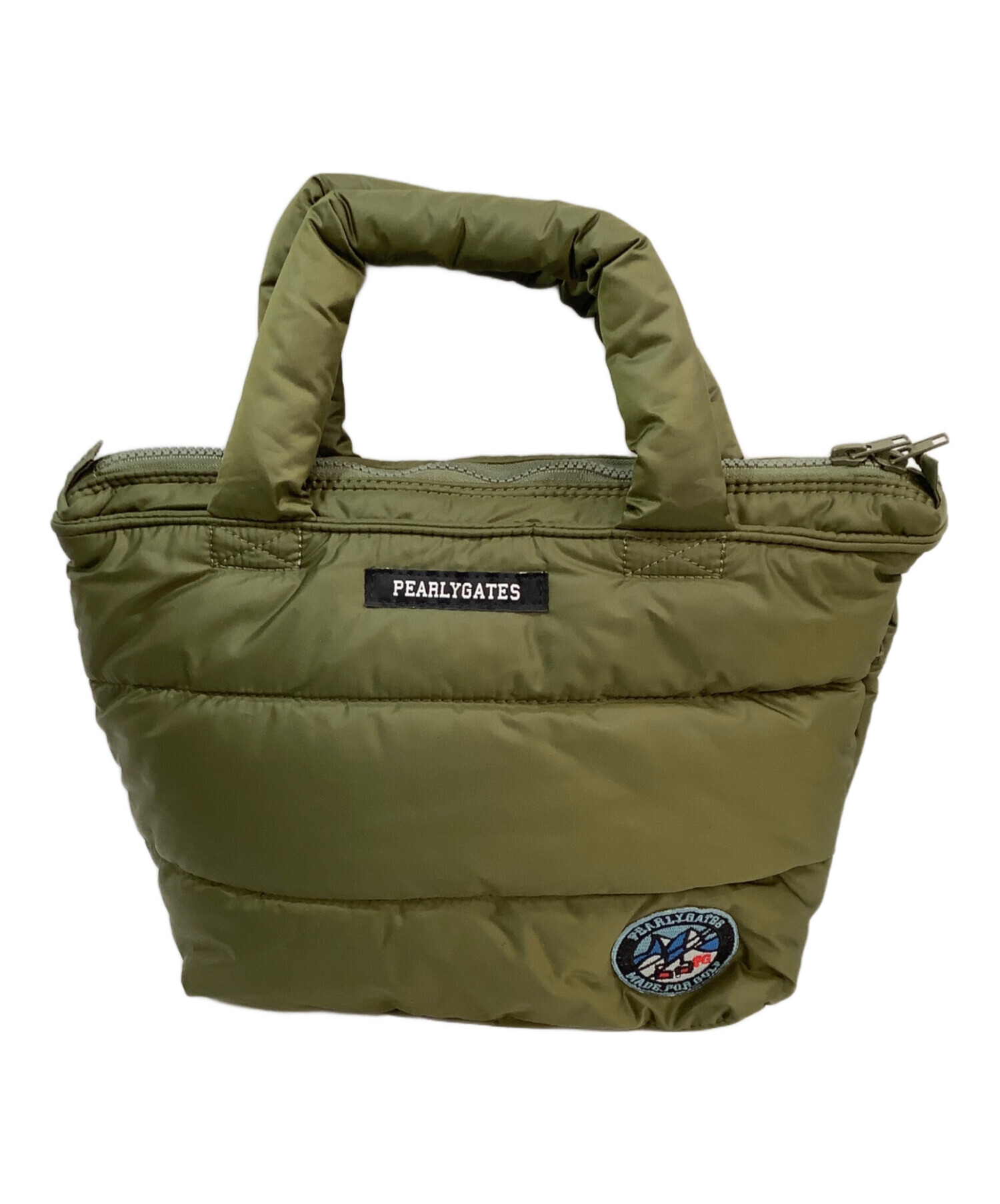 中古・古着通販】PEARLY GATES (パーリーゲイツ) ハンドバッグ カーキ