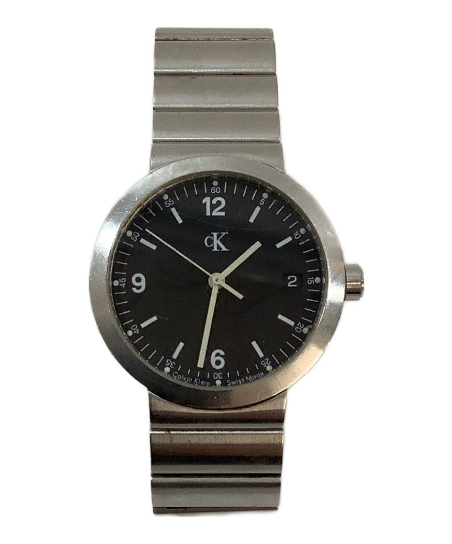中古・古着通販】Calvin Klein (カルバンクライン) 腕時計 ブラック 