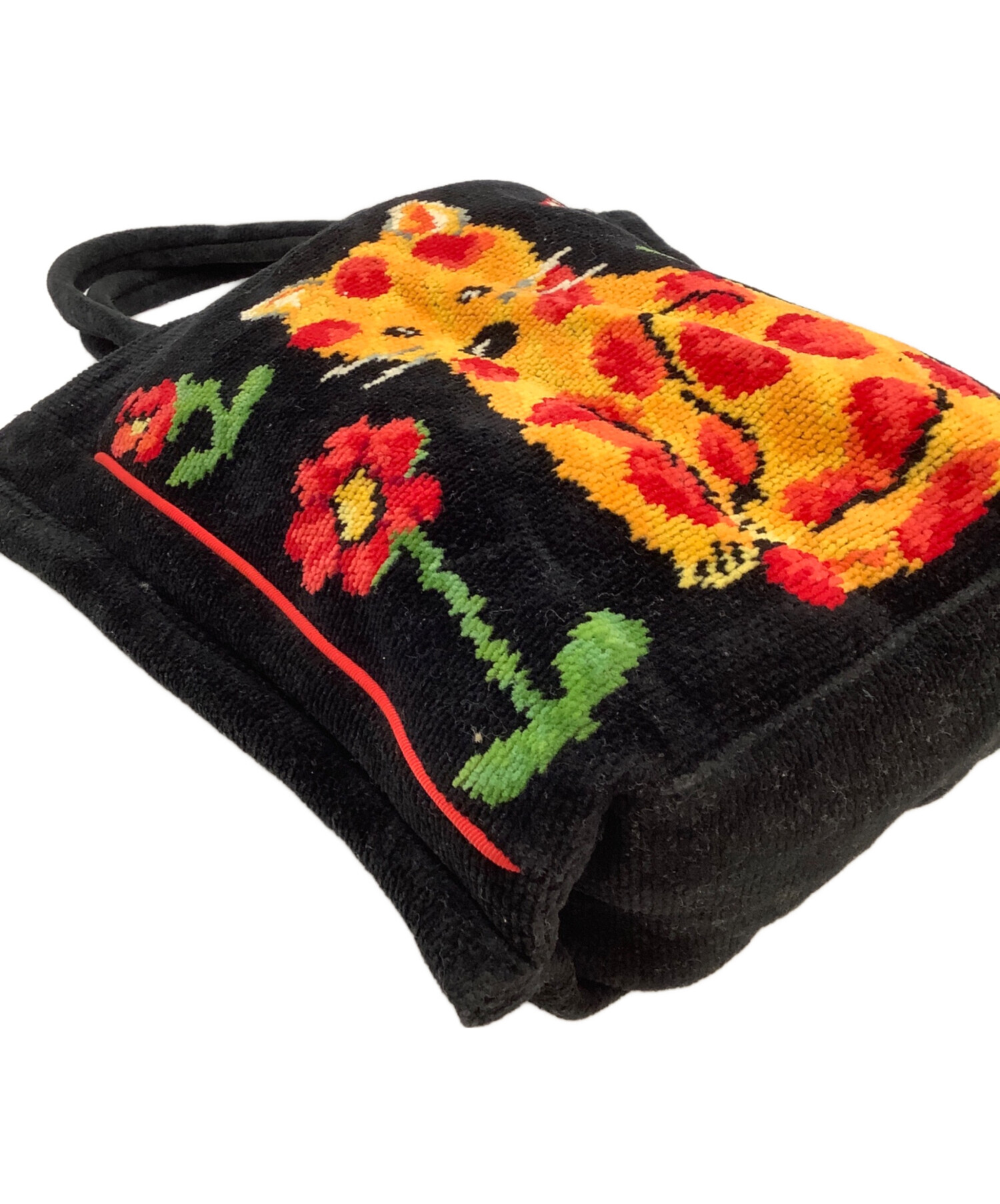 【未使用】希少FEILER ハンドバッグ デザインハンドル ヴィンテージ 廃盤 中古・古着通販】FEILER (フェイラー) ハンドバッグ ブラック