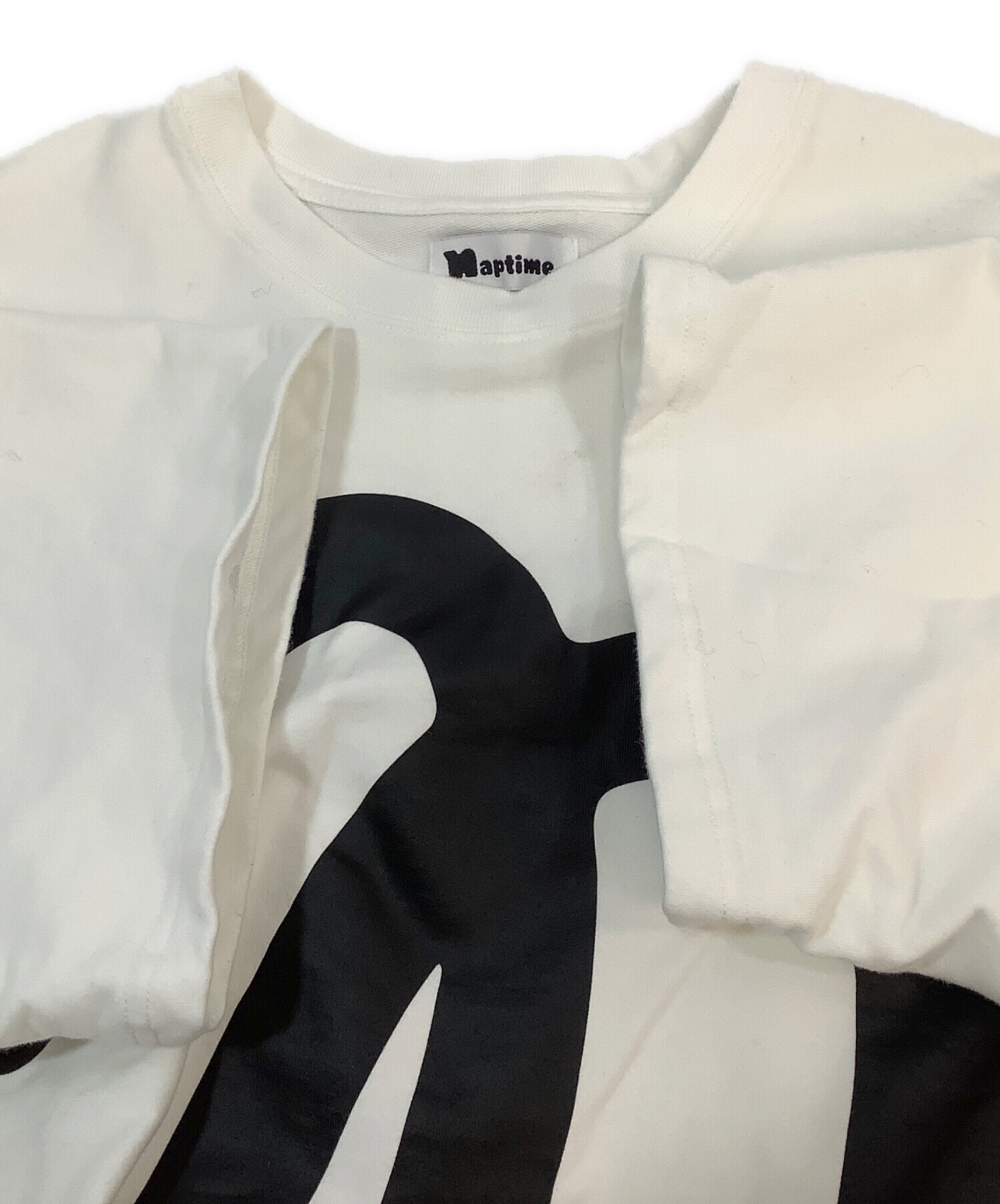 中古・古着通販】Naptime (ナップタイム) 半袖カットソー ホワイト
