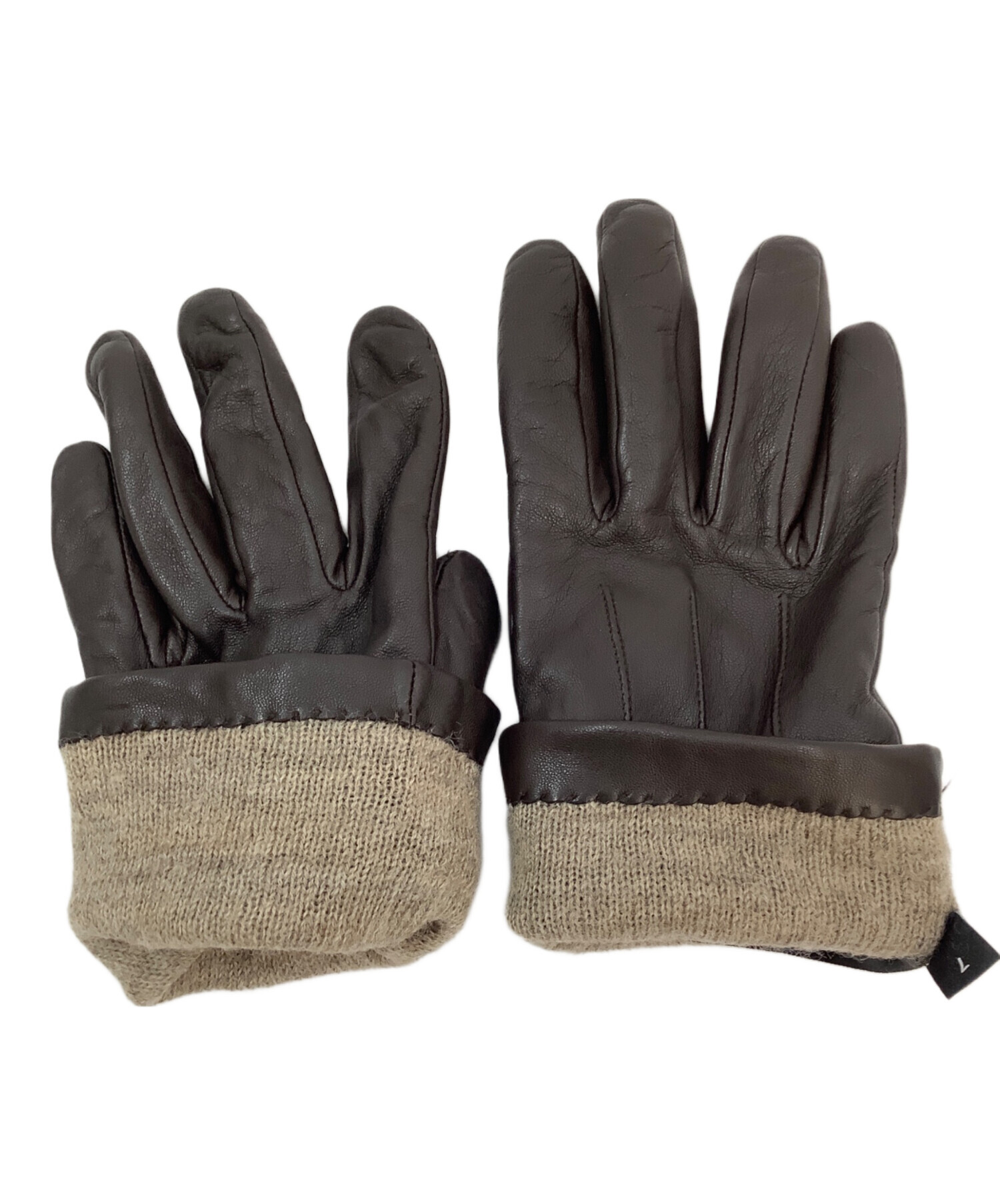 COACHコーチ　レザー手袋　レディース　ブラウン　サイズ71/2 未使用品 中古・古着通販】COACH (コーチ) 革手袋 ブラウン サイズ:17