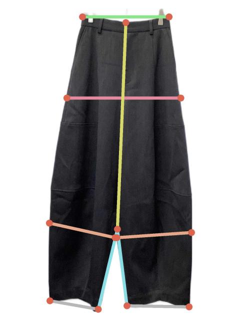 中古・古着通販】Curensology (カレンソロジー) TWダブルクロスパンツ