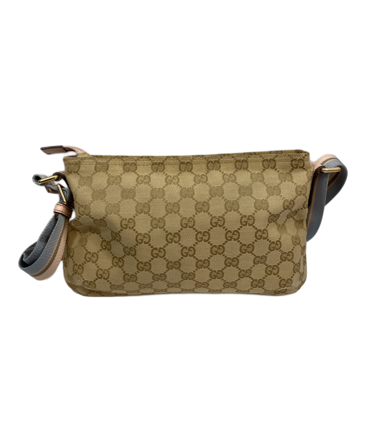中古・古着通販】GUCCI (グッチ) ショルダーバッグ ベージュ×ピンク