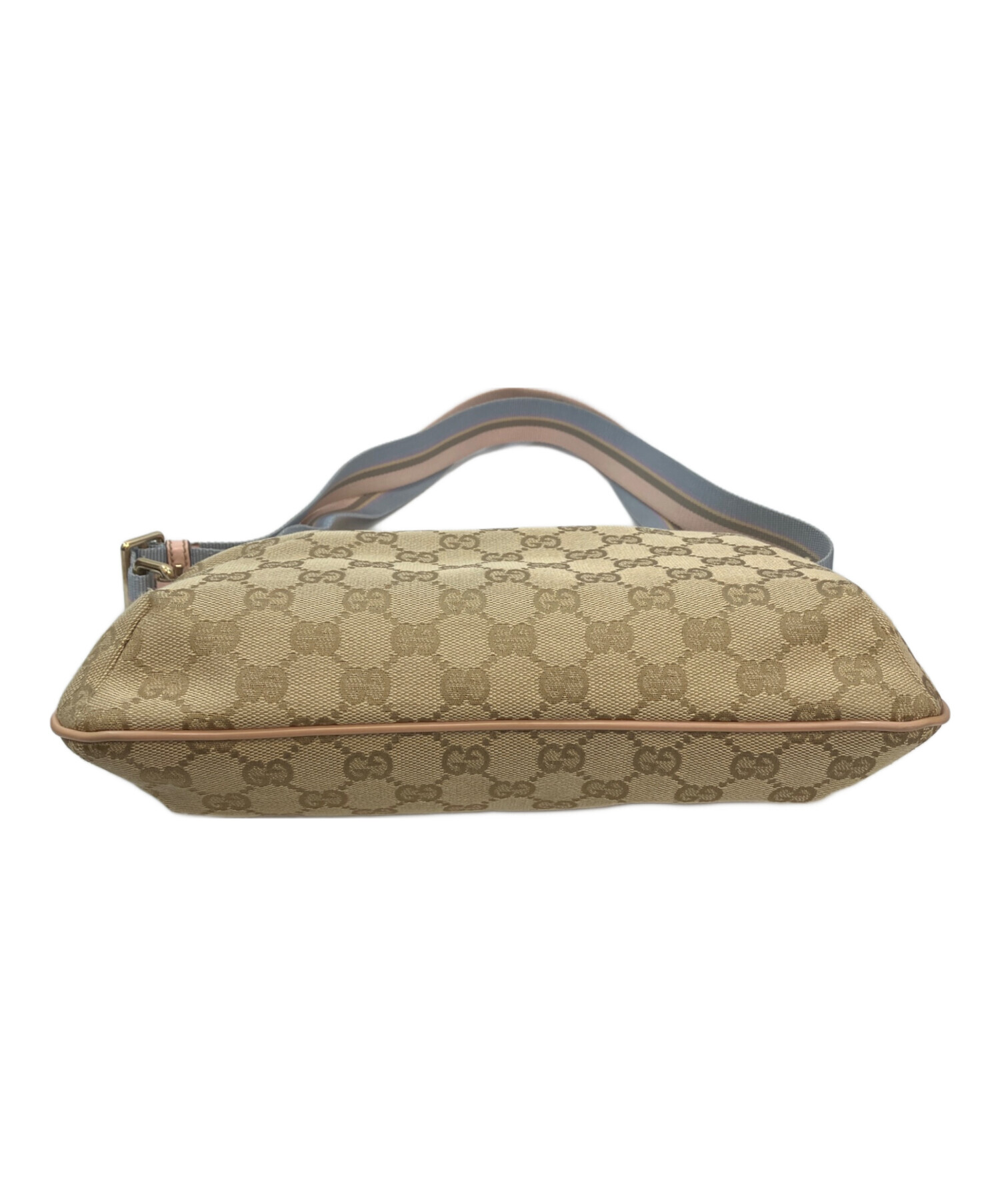 中古・古着通販】GUCCI (グッチ) ショルダーバッグ ベージュ×ピンク