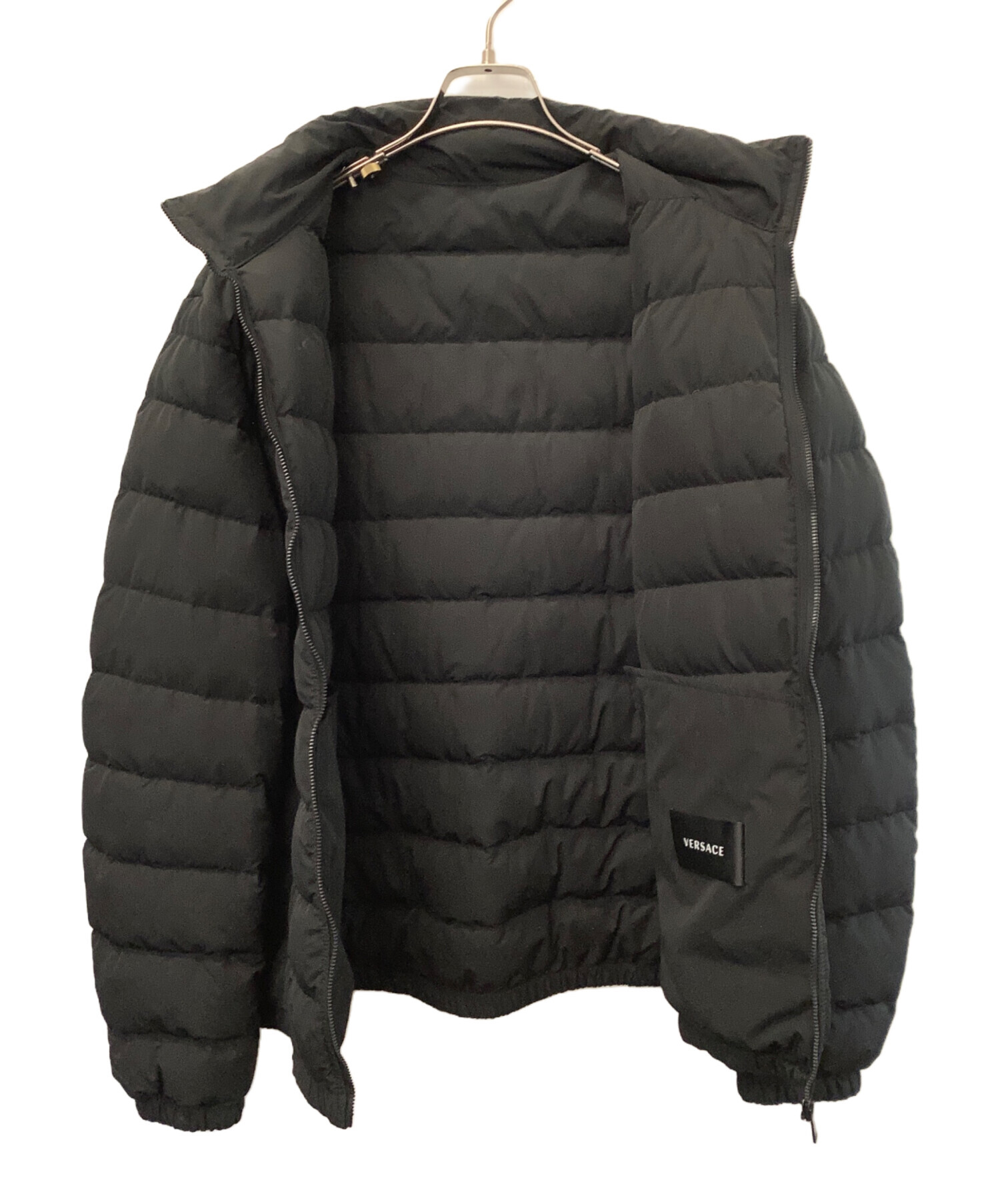 中古・古着通販】VERSACE (ヴェルサーチェ) ダウンジャケット ブラック