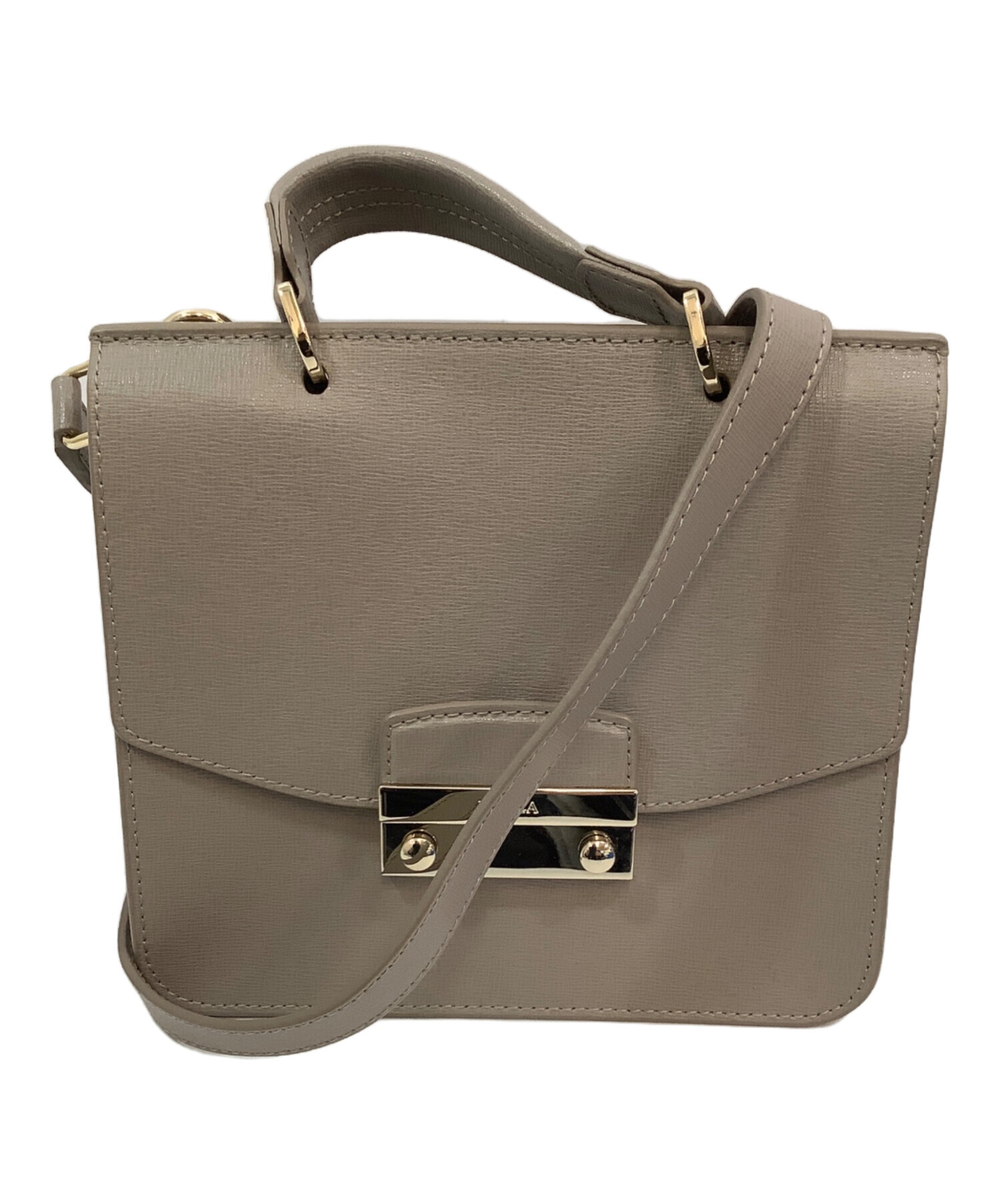 中古・古着通販】FURLA (フルラ) ショルダーバッグ ブラウン｜ブランド