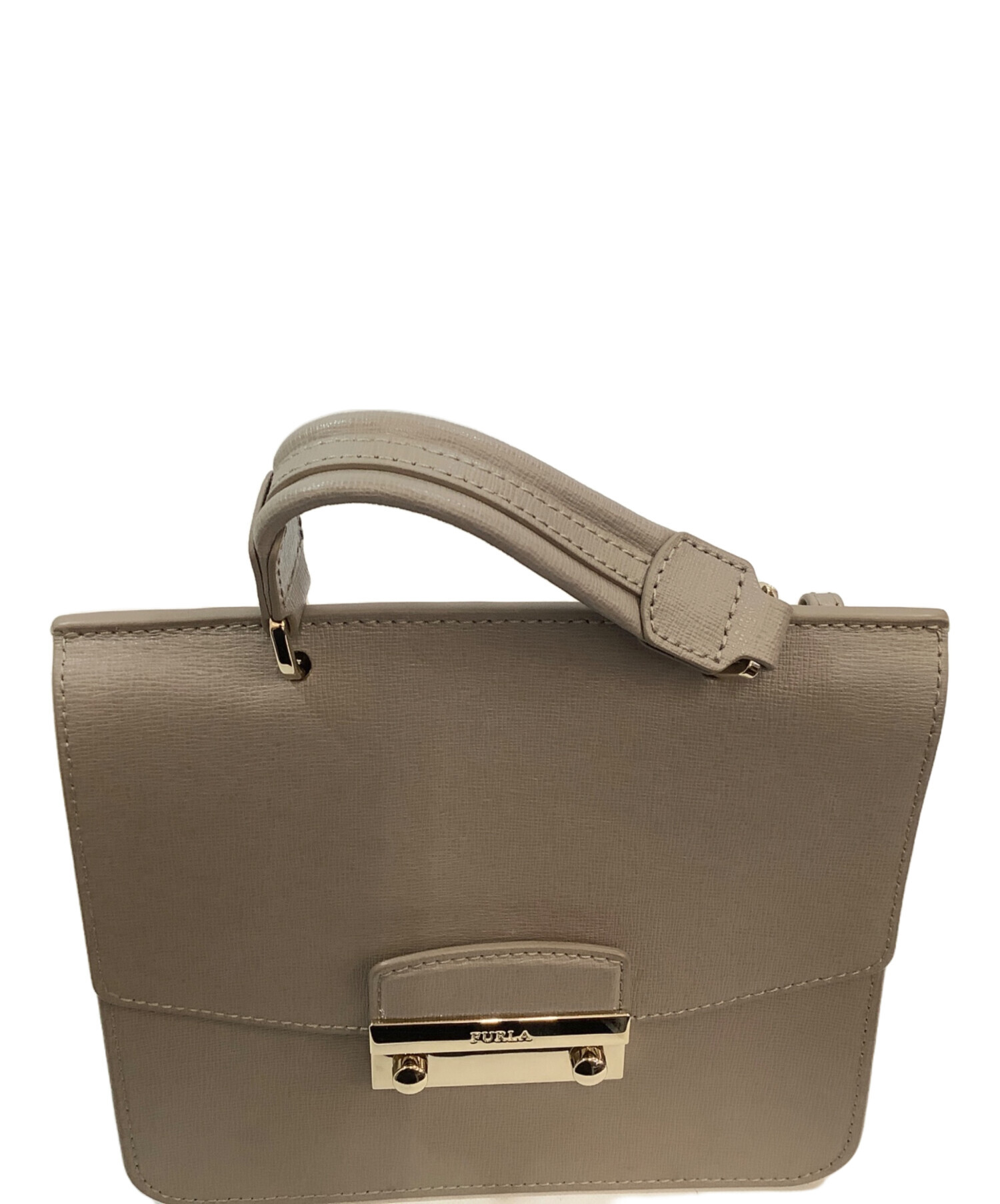 中古・古着通販】FURLA (フルラ) ショルダーバッグ ブラウン｜ブランド