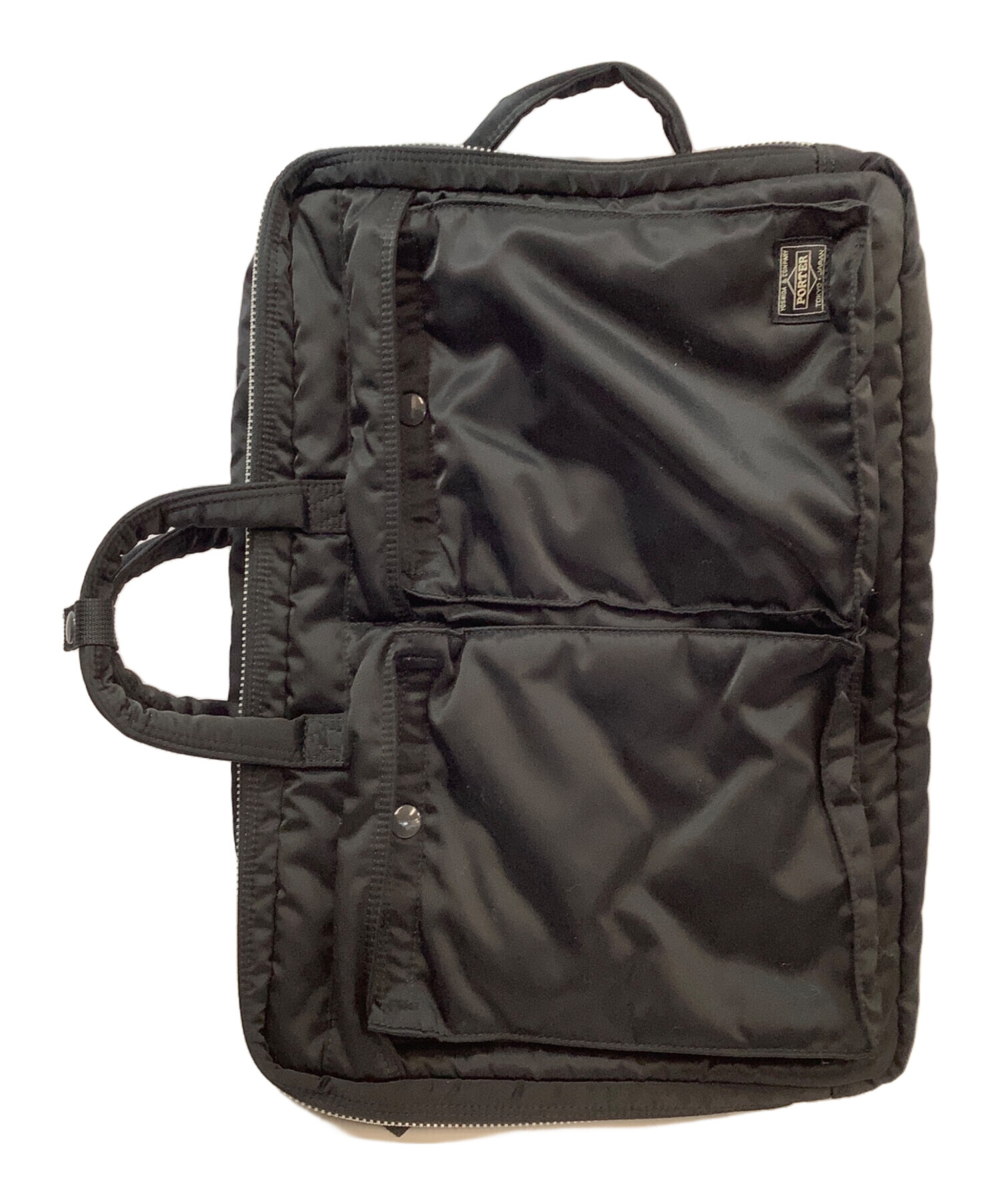 中古・古着通販】PORTER (ポーター) 3WAY BRIEFCASE ブラック