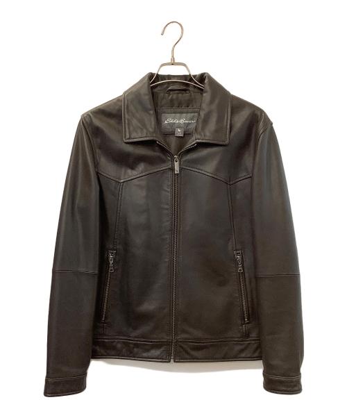 Eddie Bauer レザージャケット S/P 中古・古着通販】Eddie Bauer (エディーバウアー) レザージャケット