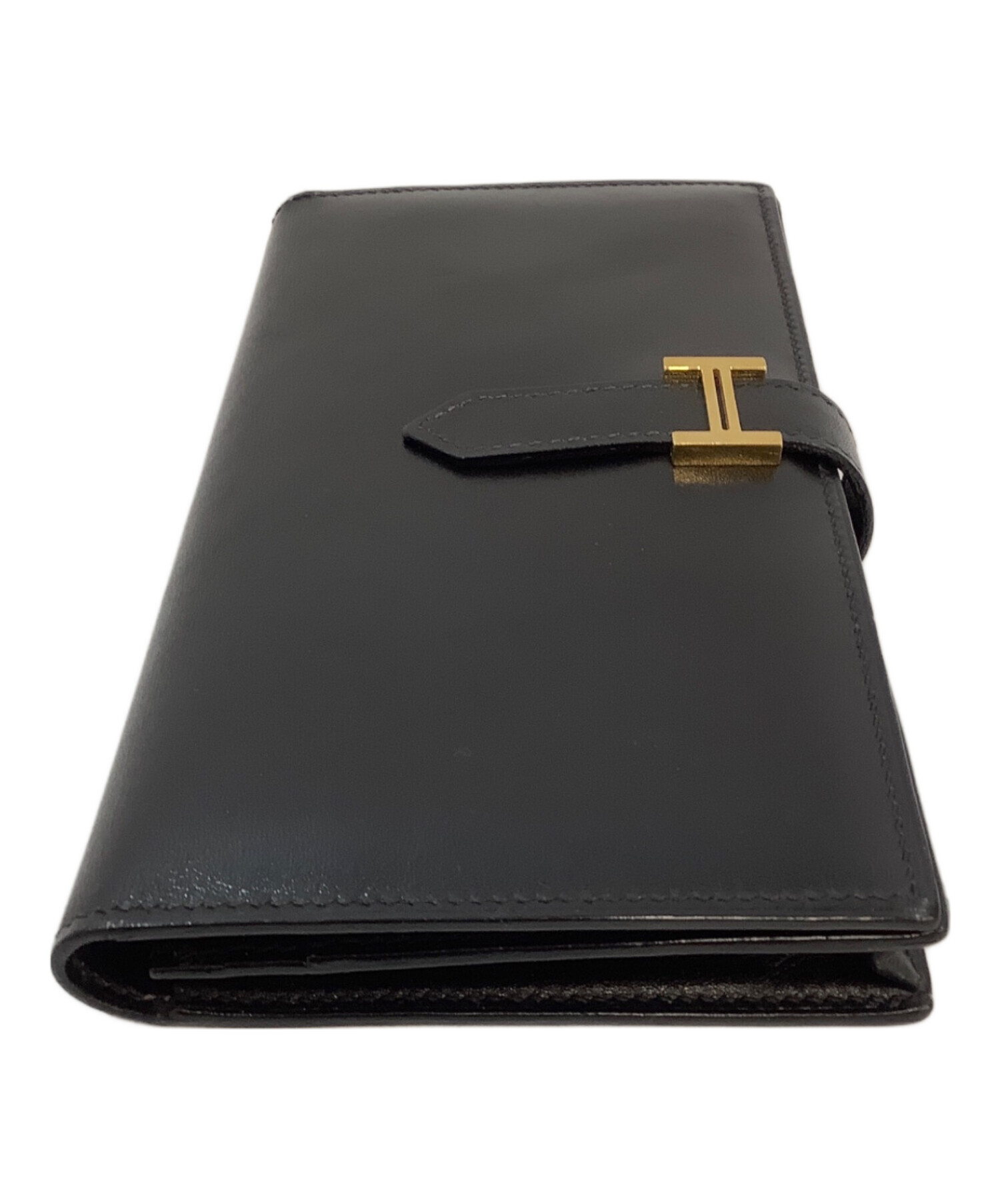 HERMES エルメス 財布・ケース  黒 【古着】【中古】【送料無料】 中古・古着通販】HERMES (エルメス) 長財布 ブラック｜ブランド・古着