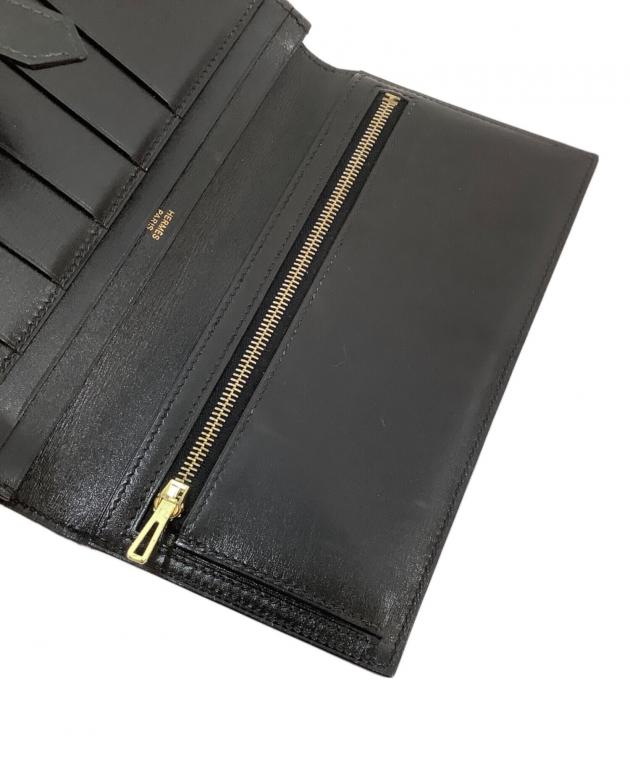 中古・古着通販】HERMES (エルメス) 長財布 ブラック｜ブランド・古着