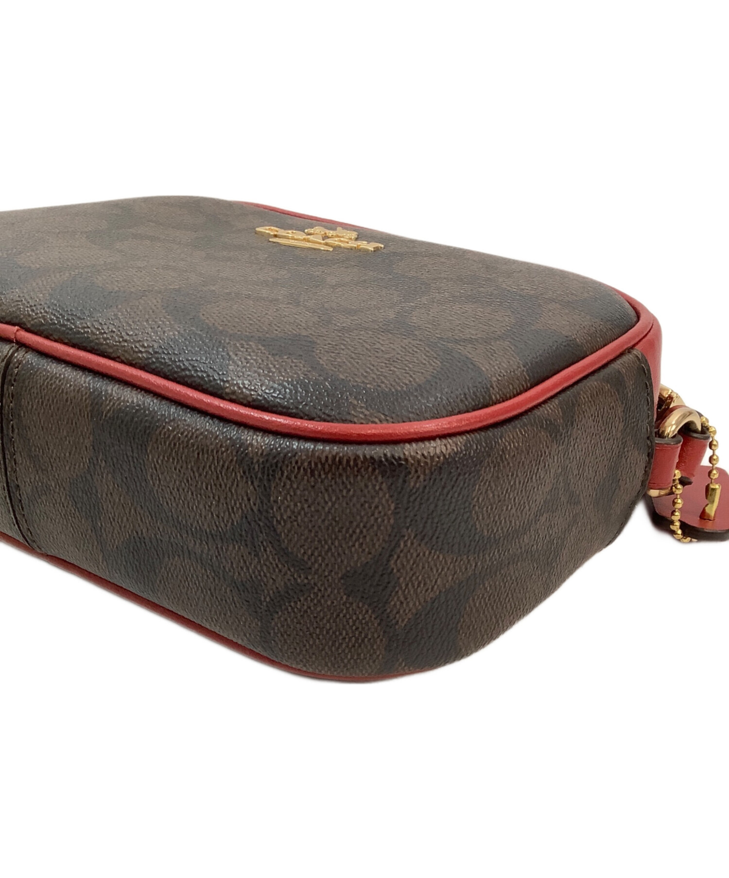 未使用タグ付き☆COACHコーチ 2wayショルダーバッグ ブラウン レザー 中古・古着通販】COACH (コーチ) 2WAYショルダーバッグ ブラウン