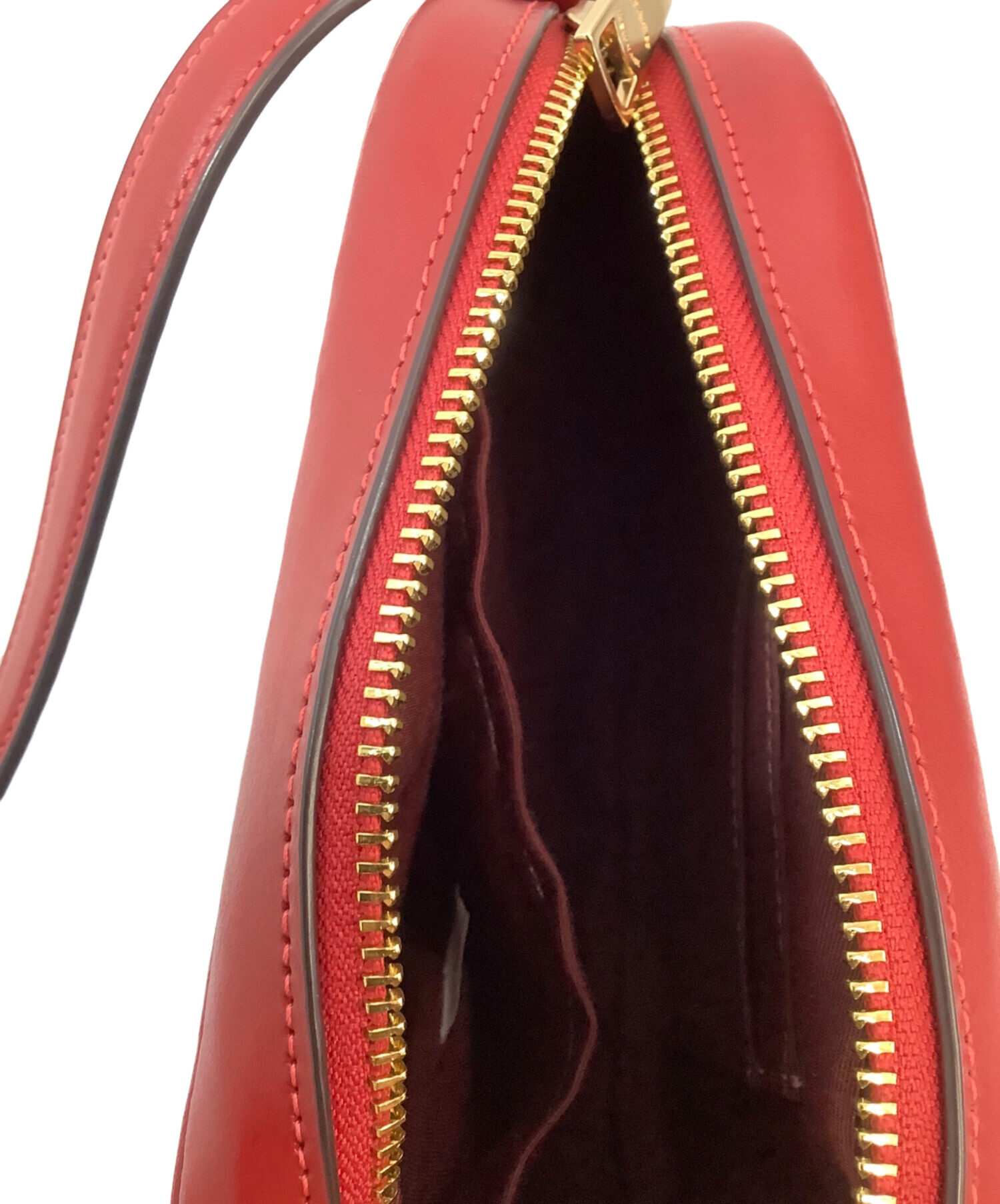 中古・古着通販】COACH (コーチ) ショルダーバッグ レッド×ブラウン