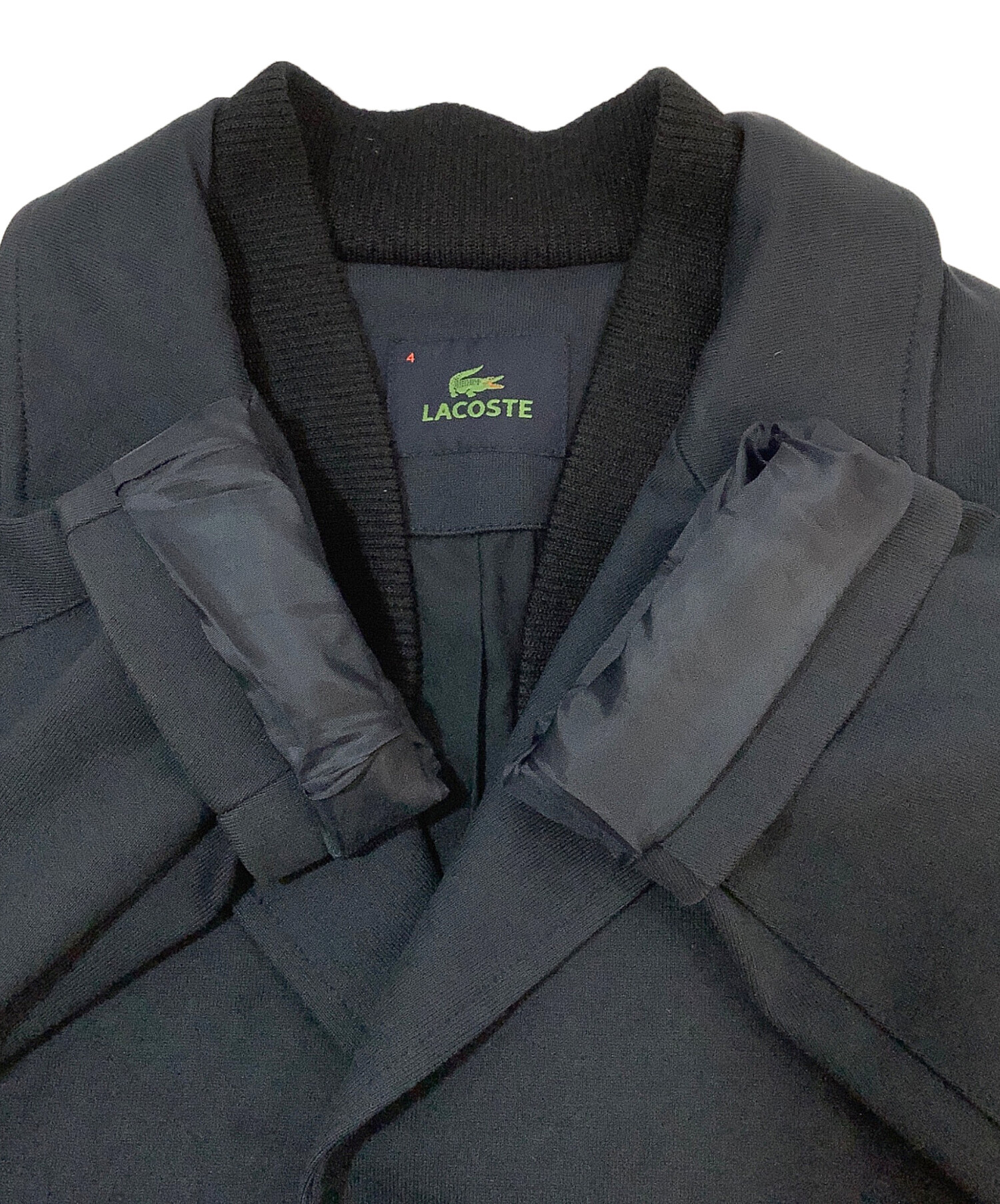 中古・古着通販】LACOSTE (ラコステ) 襟リブテーラードジャケット 