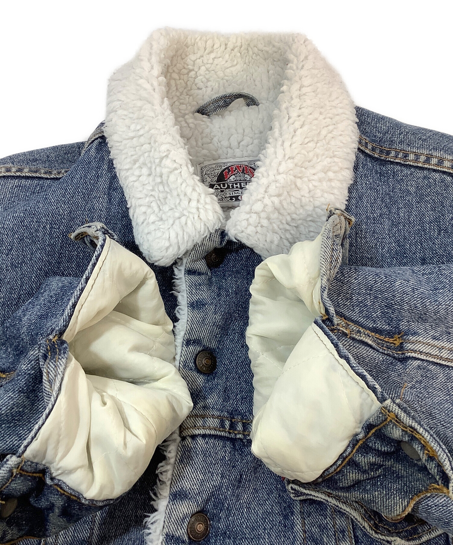中古・古着通販】LEVI'S (リーバイス) 裏ボアジャケット インディゴ