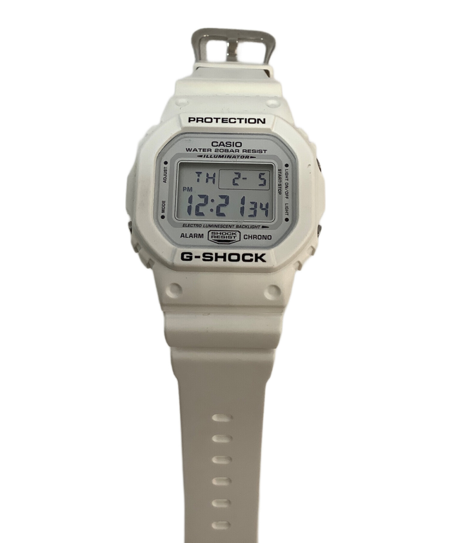 古着　ビンテージ　ライトニングホワイト　コアエネジ　レトロ　新タグ付き 中古・古着通販】CASIO (カシオ) 腕時計 ホワイト｜ブランド・古着通販