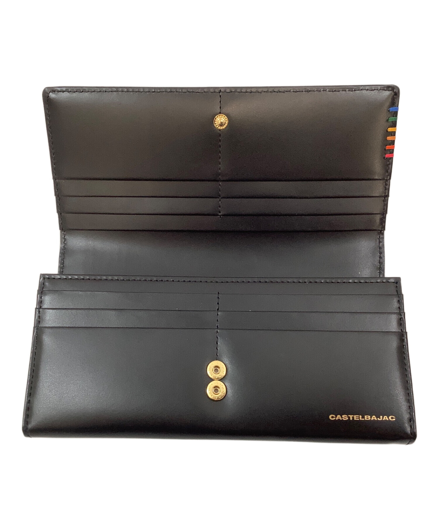 中古・古着通販】CASTELBAJAC (カステルバジャック) 長財布 ブラック