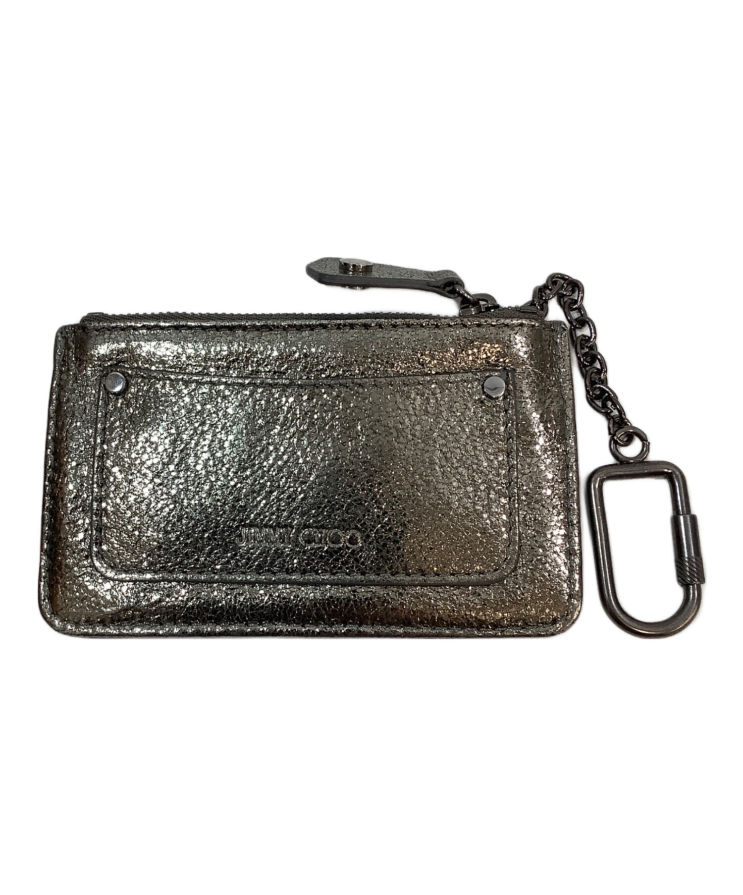 中古・古着通販】JIMMY CHOO (ジミーチュウ) コインケース グレー 
