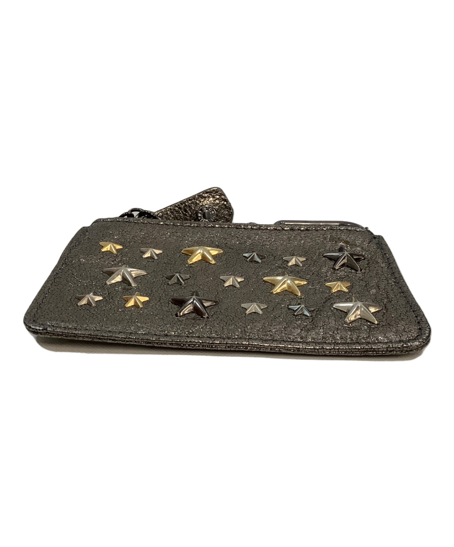 中古・古着通販】JIMMY CHOO (ジミーチュウ) コインケース グレー 