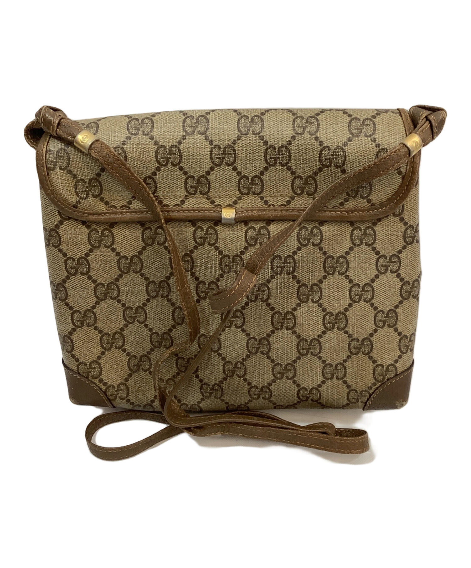 中古・古着通販】GUCCI (グッチ) ショルダーバッグ ブラウン｜ブランド