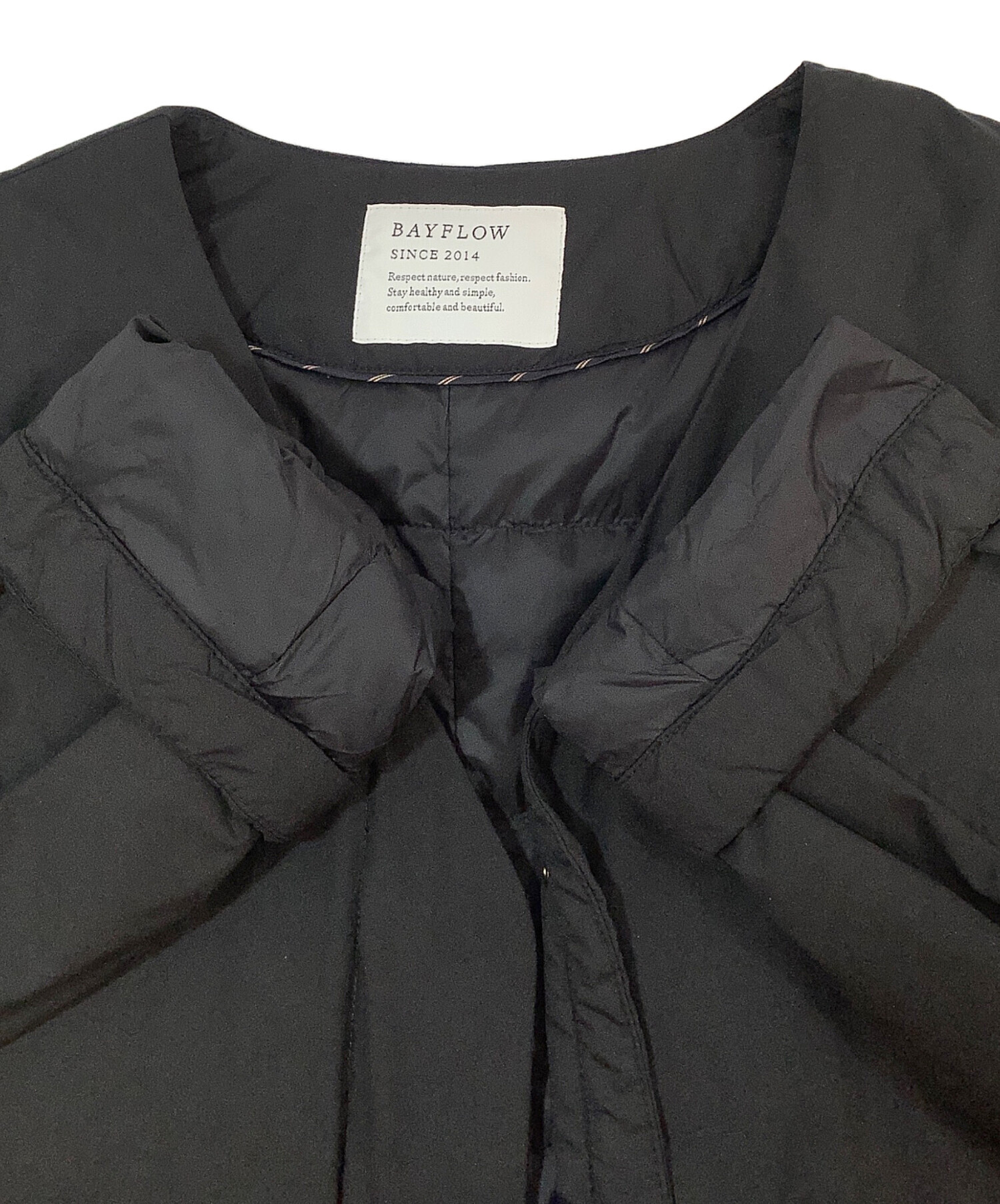 中古・古着通販】BAYFLOW (ベイフロー) ダウンコート ブラック サイズ 