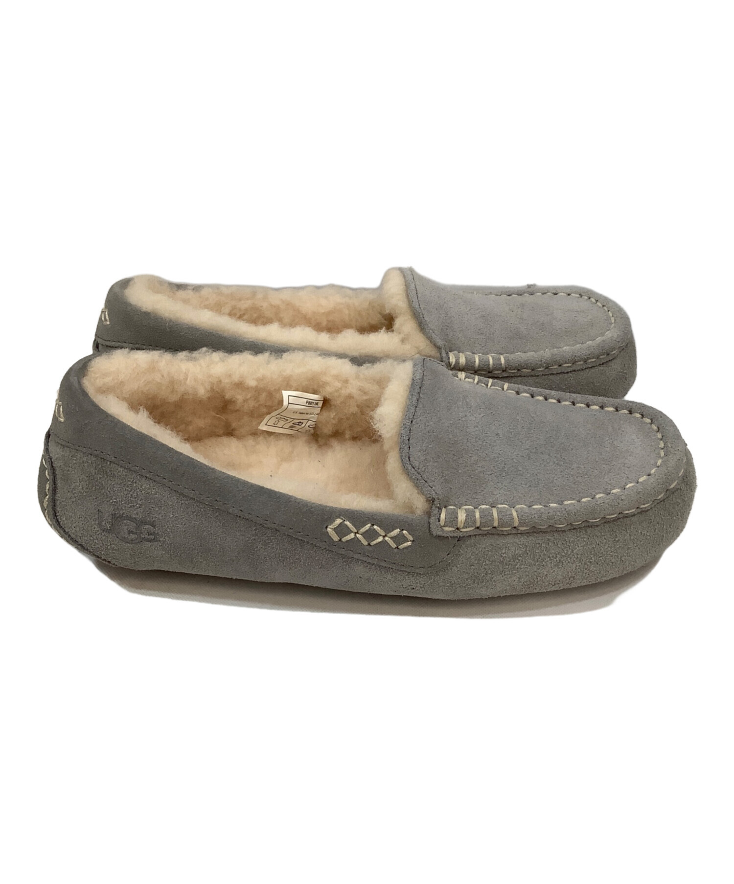 中古・古着通販】UGG (アグ) スウェードシューズ グレー サイズ:24cm