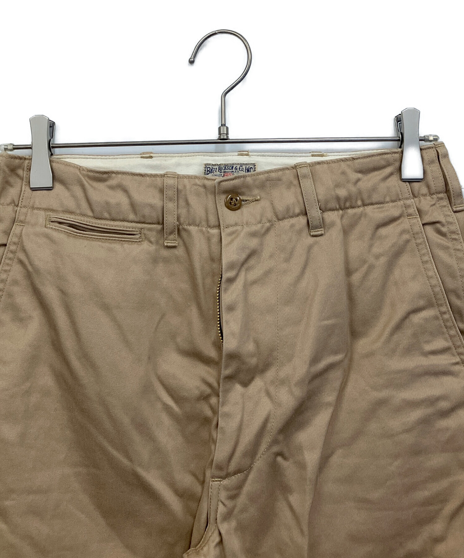 中古・古着通販】BUZZ RICKSON'S (バズリクソンズ) チノパン カーキ