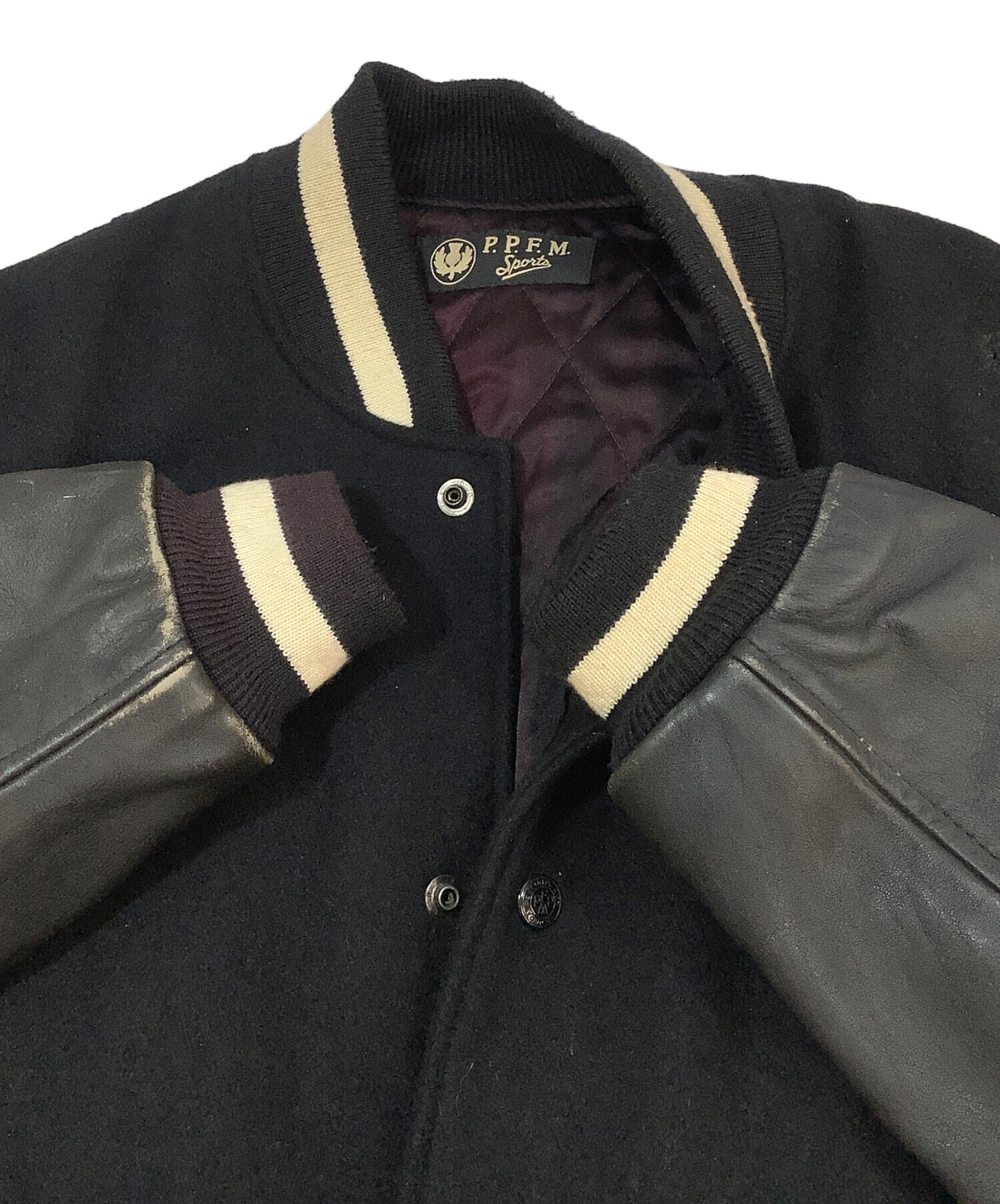 中古・古着通販】PPFM (ピーピーエフエム) ブルゾン ブラック サイズ