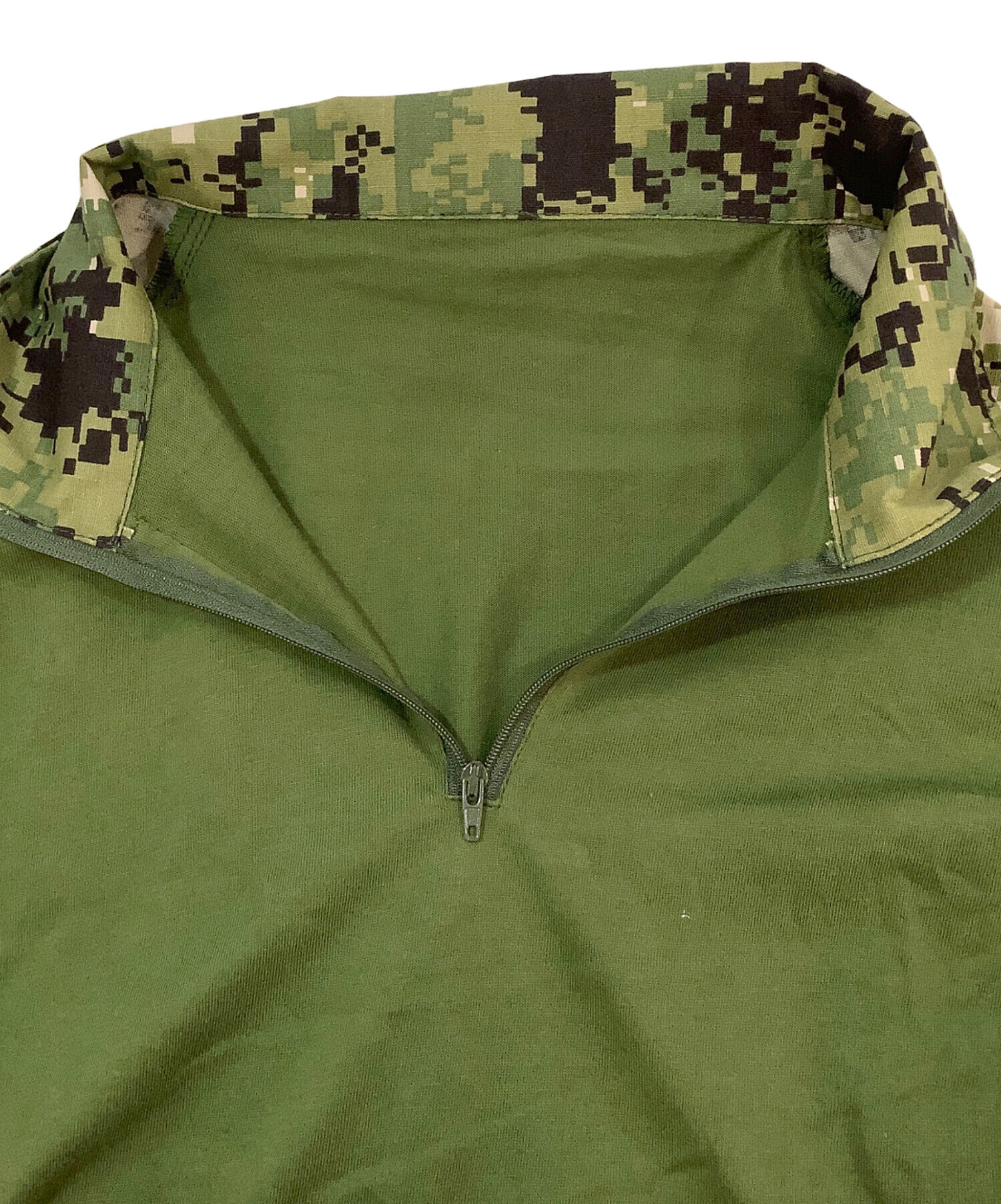 中古・古着通販】ハーフジップコンバットシャツ (ハーフジップ