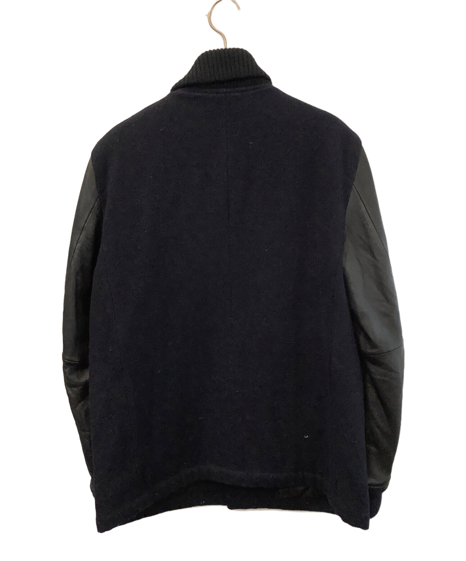 新品タグ付ナノユニバース GROUND FLOOR 紺スタジャンM 中古・古着通販】nano・universe (ナノ・ユニバース) スタジャン