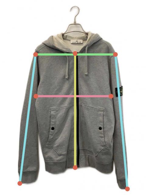 中古・古着通販】STONE ISLAND (ストーンアイランド) ジップパーカー