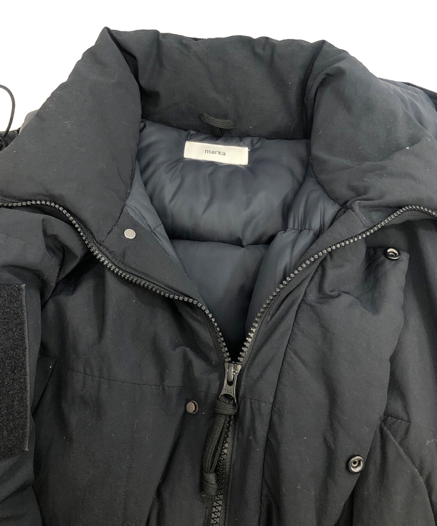 中古・古着通販】MARKA (マーカ) ダウンジャケット ブラック サイズ:1
