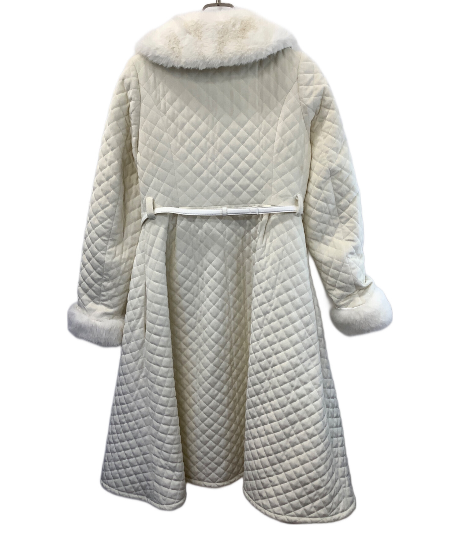 中古・古着通販】Rose Muse (ロゼミューズ) ロングコート ホワイト