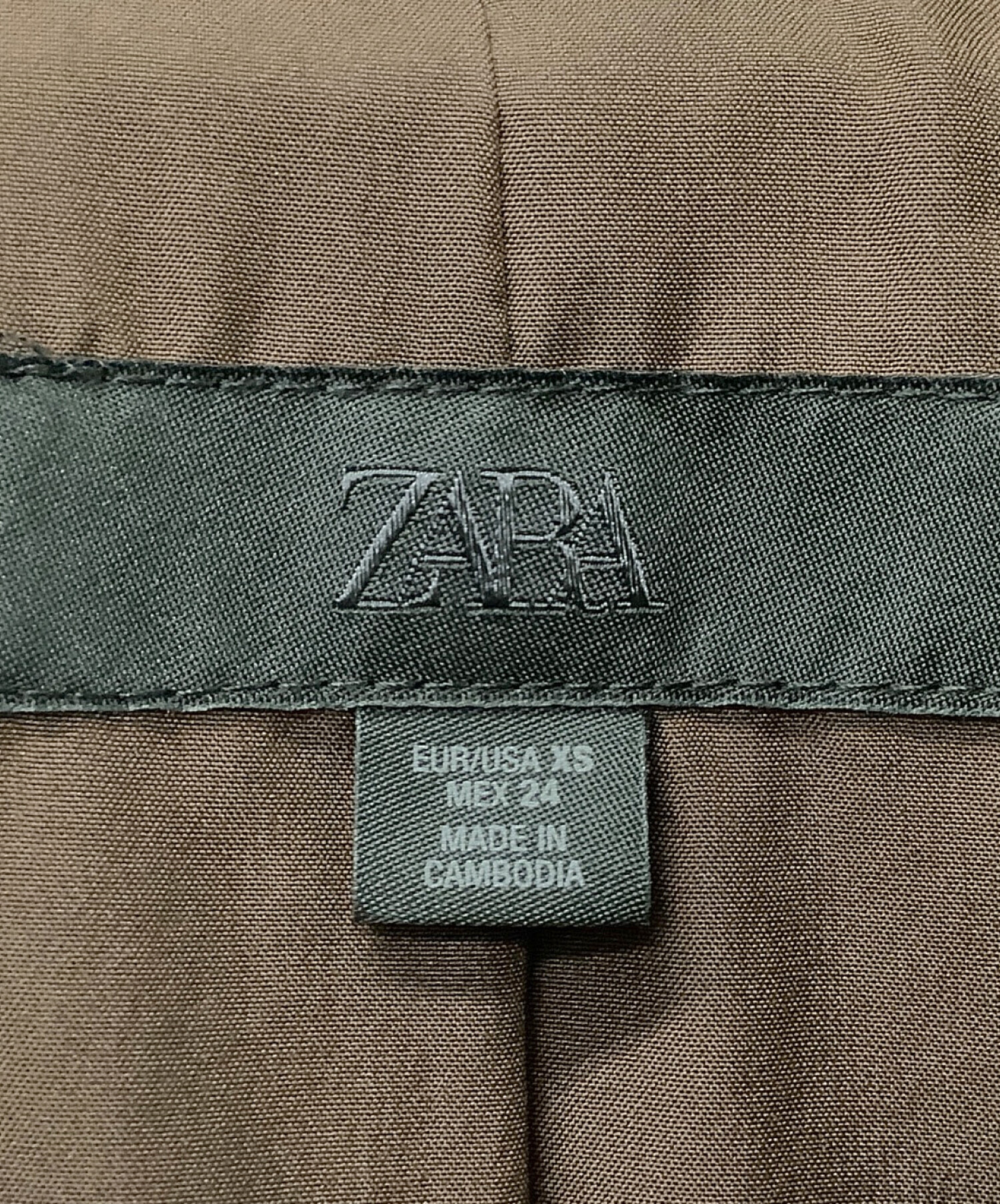 中古・古着通販】ZARA (ザラ) ロングコート ブラウン サイズ:XS